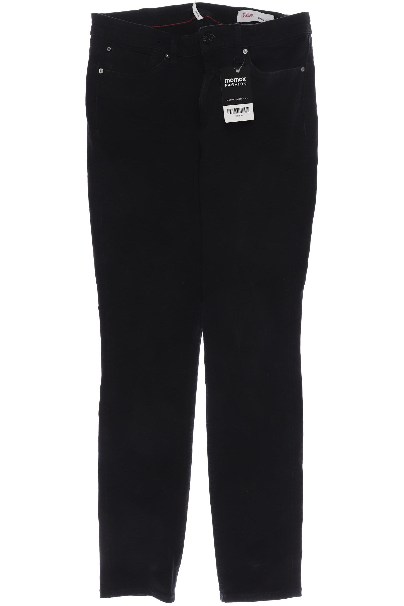 

s.Oliver Damen Jeans, schwarz