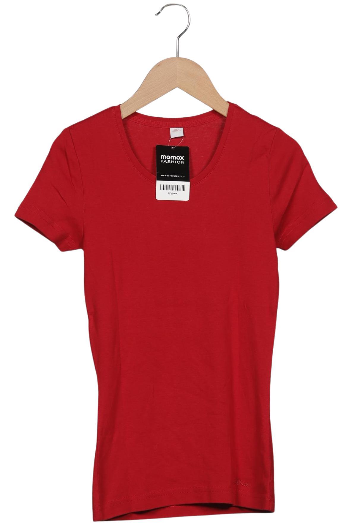 

s.Oliver Damen T-Shirt, rot, Gr. 34