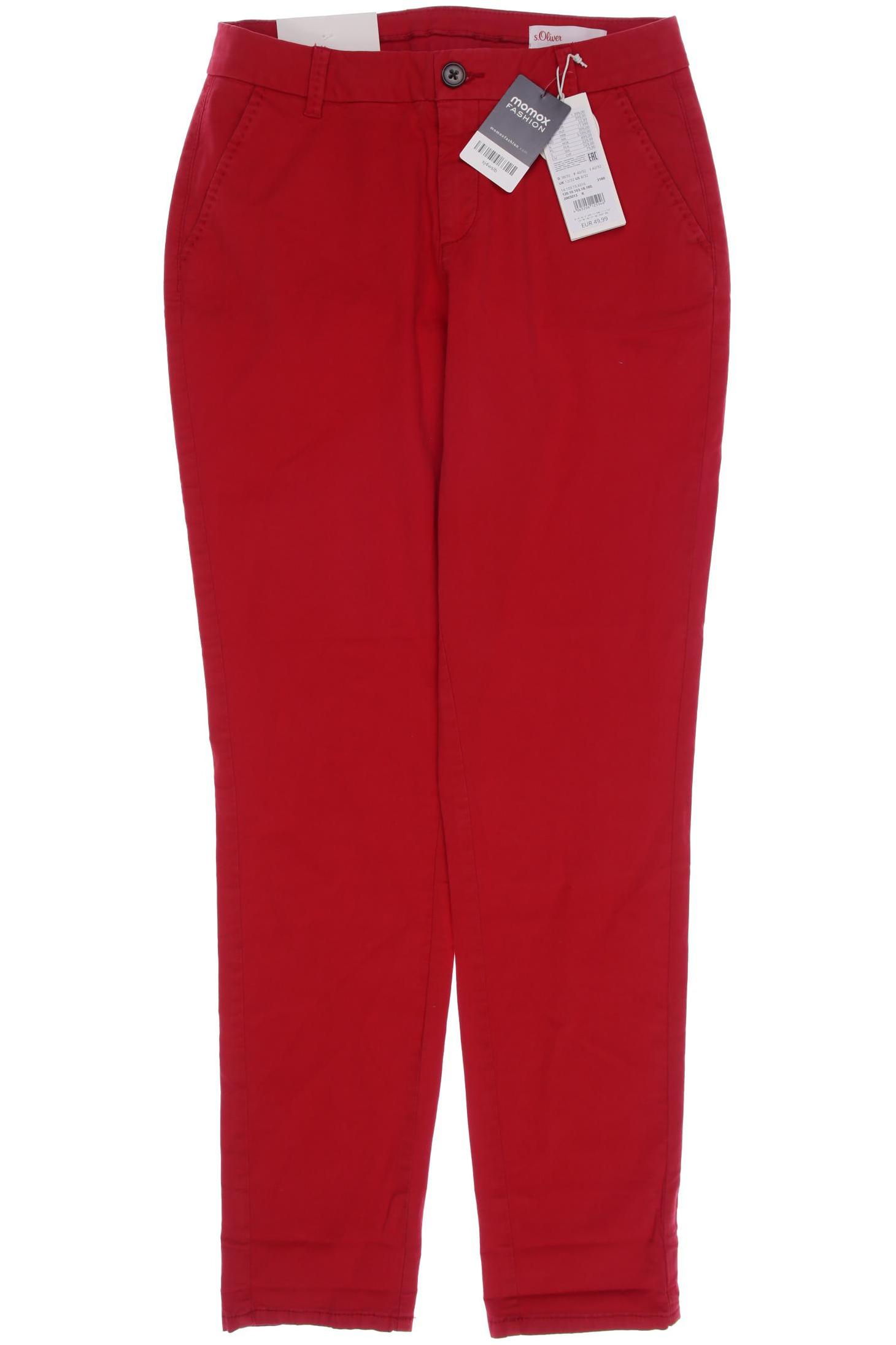 

s.Oliver Damen Stoffhose, rot