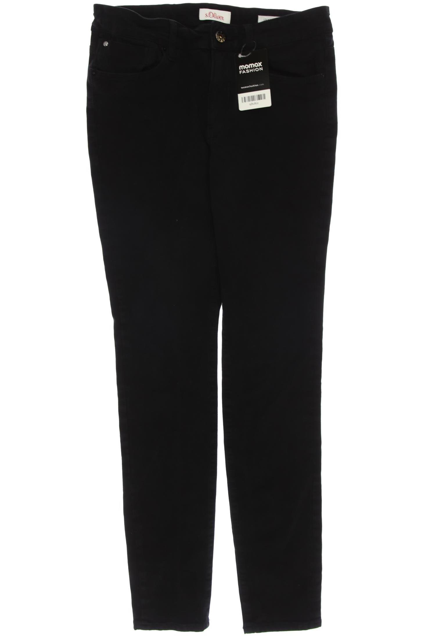 

s.Oliver Damen Jeans, schwarz