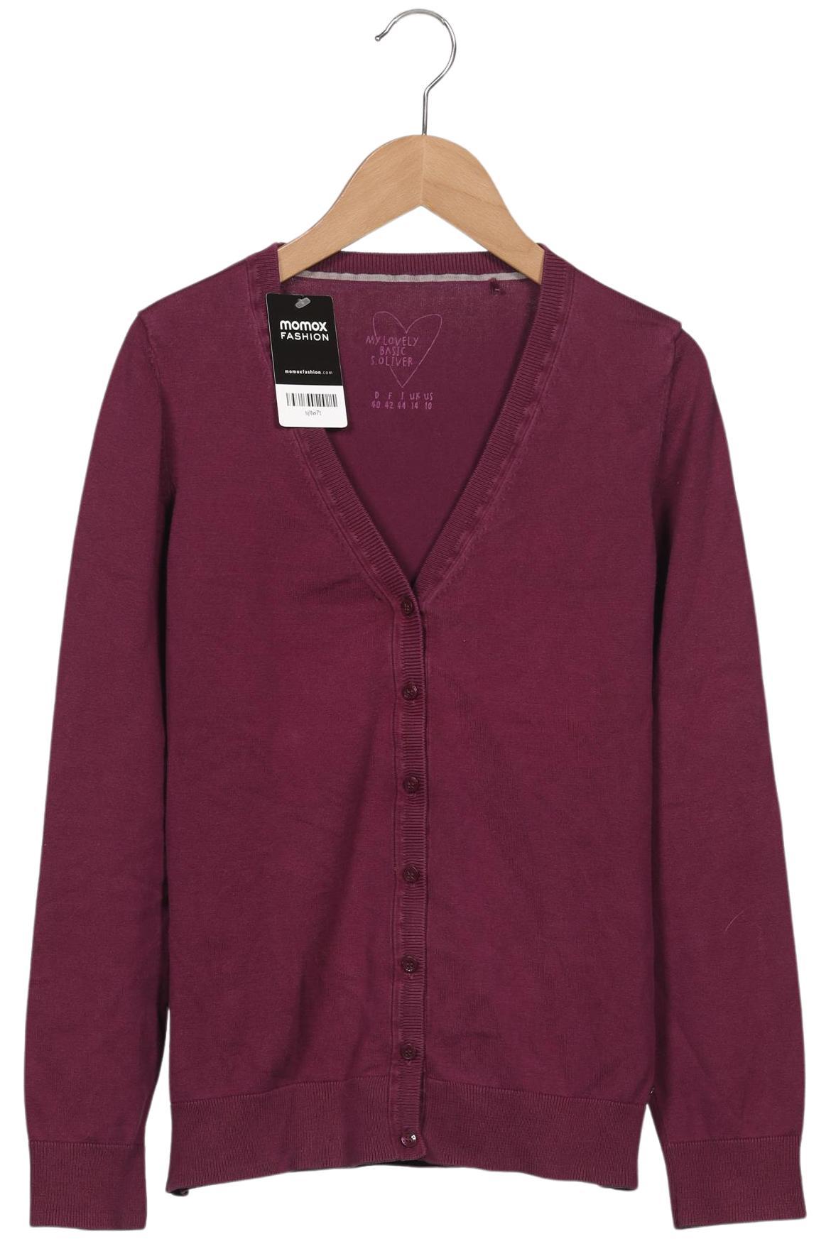 

s.Oliver Damen Strickjacke, bordeaux, Gr. 40