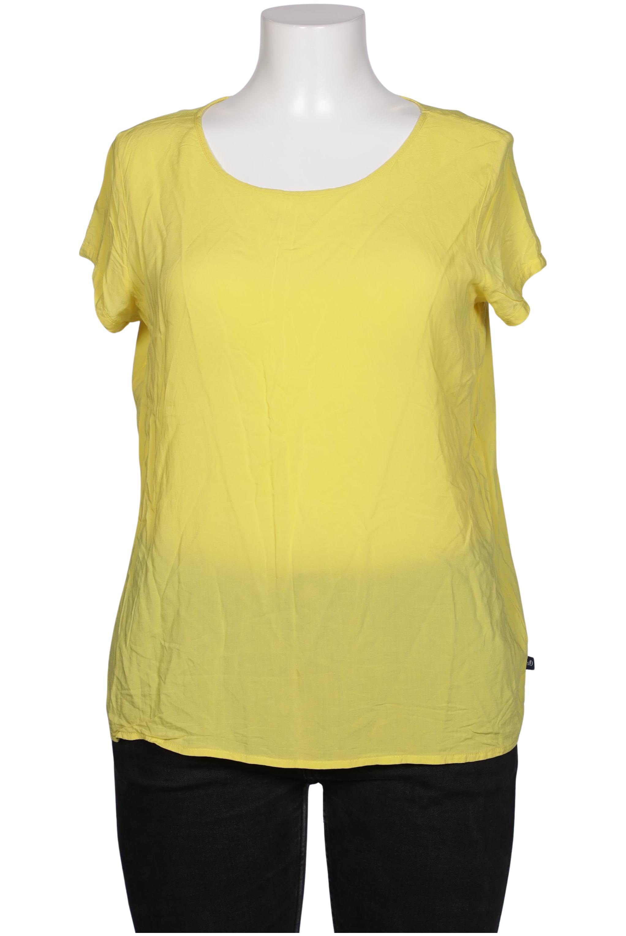

s.Oliver Damen Bluse, gelb, Gr. 44