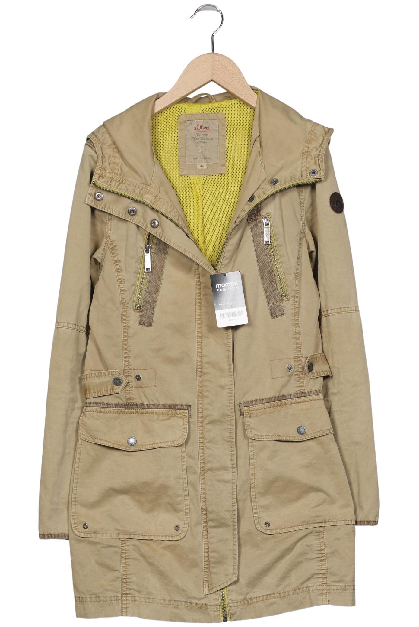 

s.Oliver Damen Mantel, beige, Gr. 36