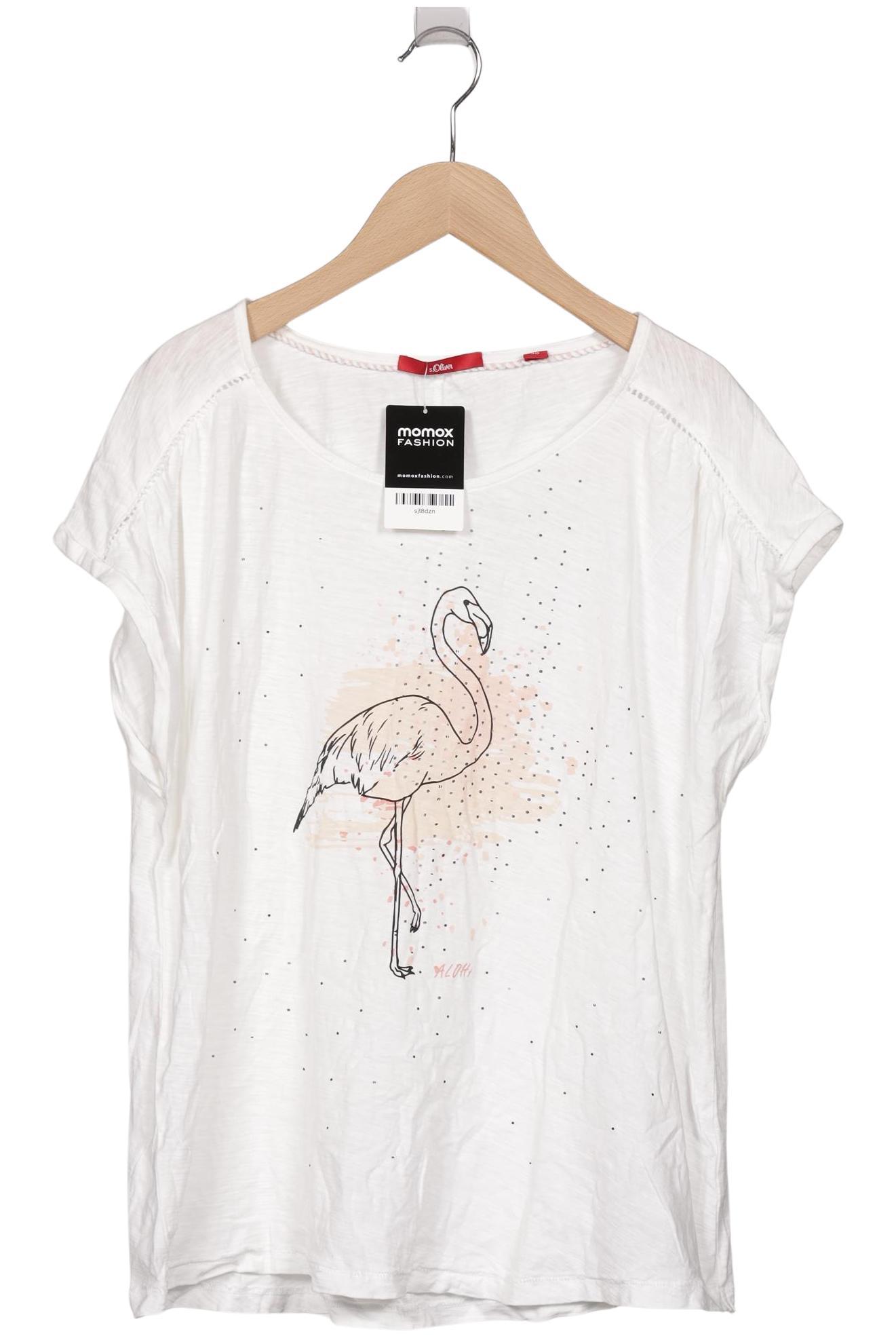 

s.Oliver Damen T-Shirt, weiß, Gr. 40