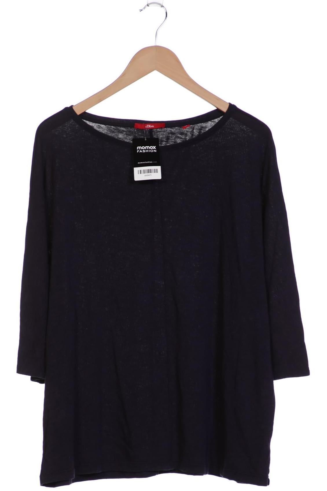 

s.Oliver Damen Langarmshirt, marineblau, Gr. 46