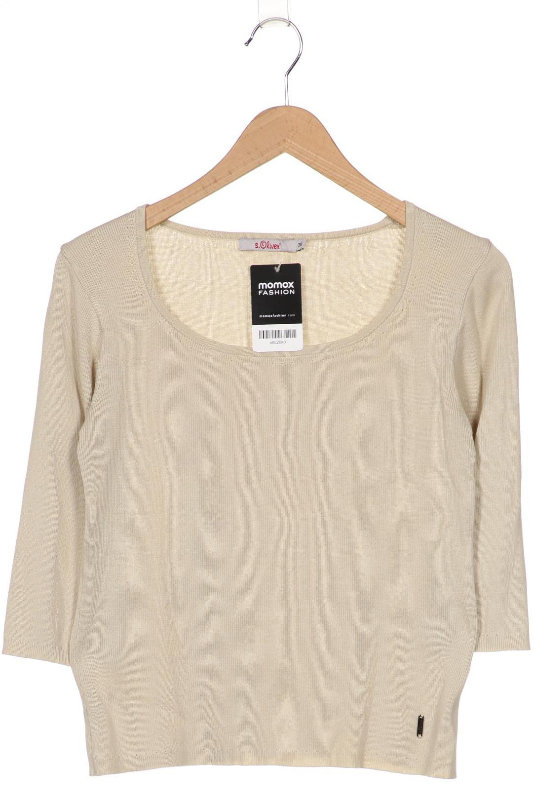 

s.Oliver Damen Pullover, beige, Gr. 38