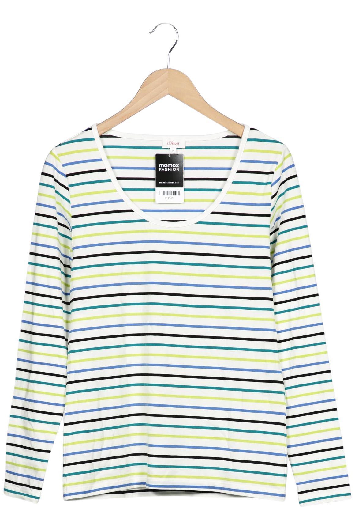 

s.Oliver Damen Langarmshirt, mehrfarbig, Gr. 38