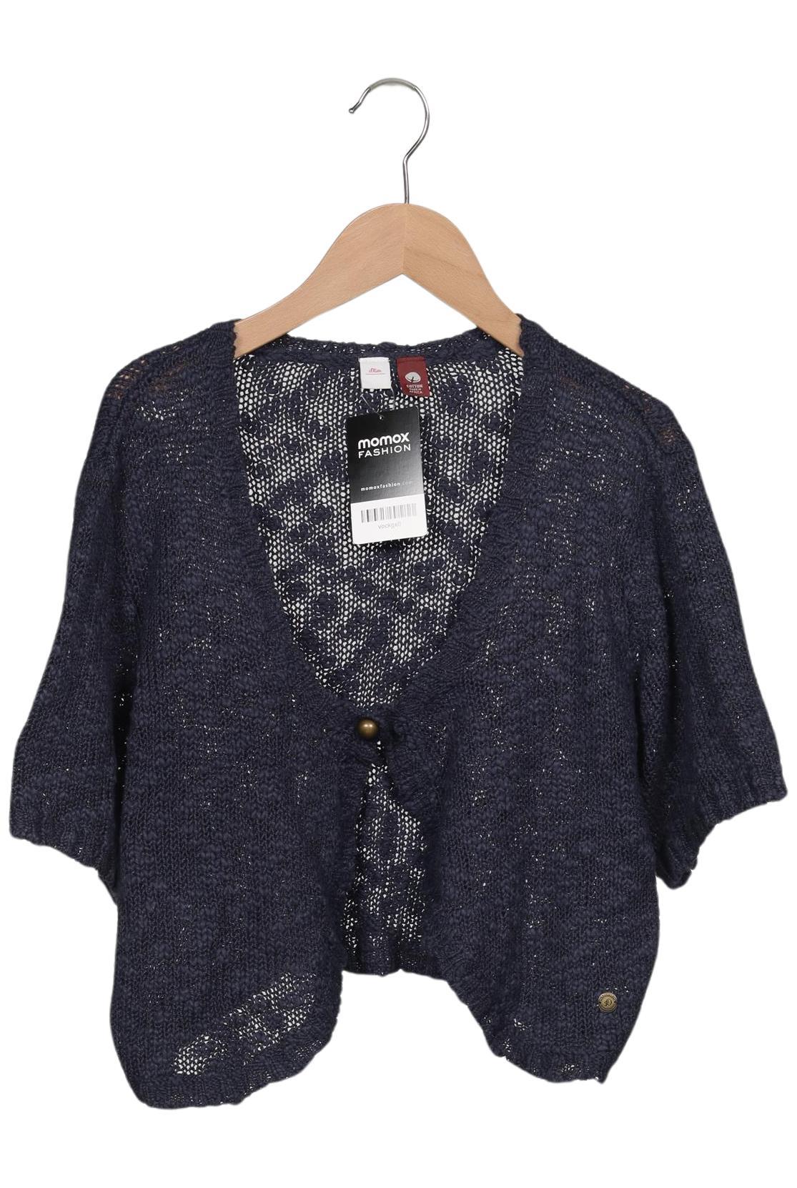 

s.Oliver Damen Strickjacke, marineblau, Gr. 42