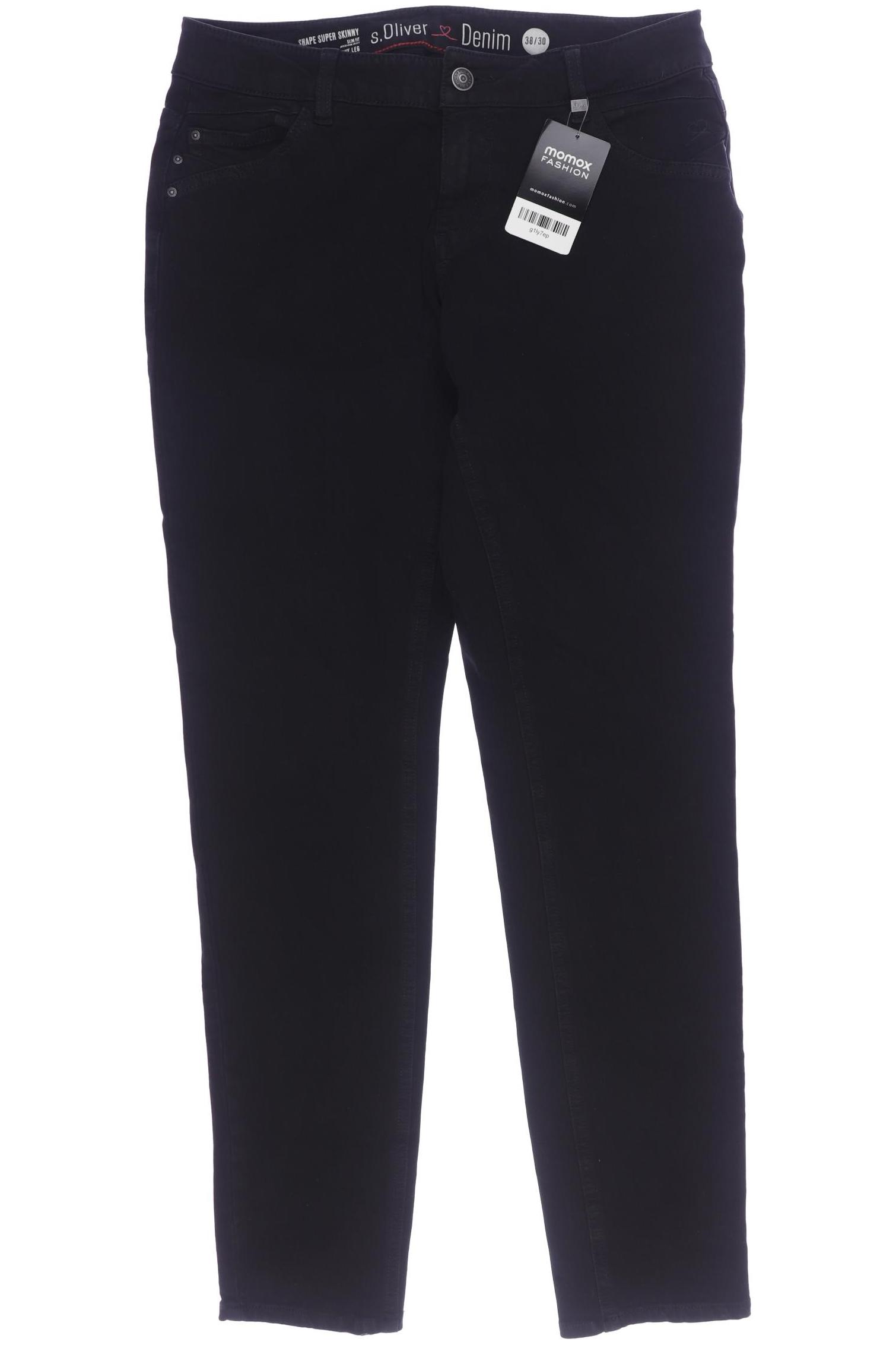

s.Oliver Damen Jeans, schwarz, Gr. 38