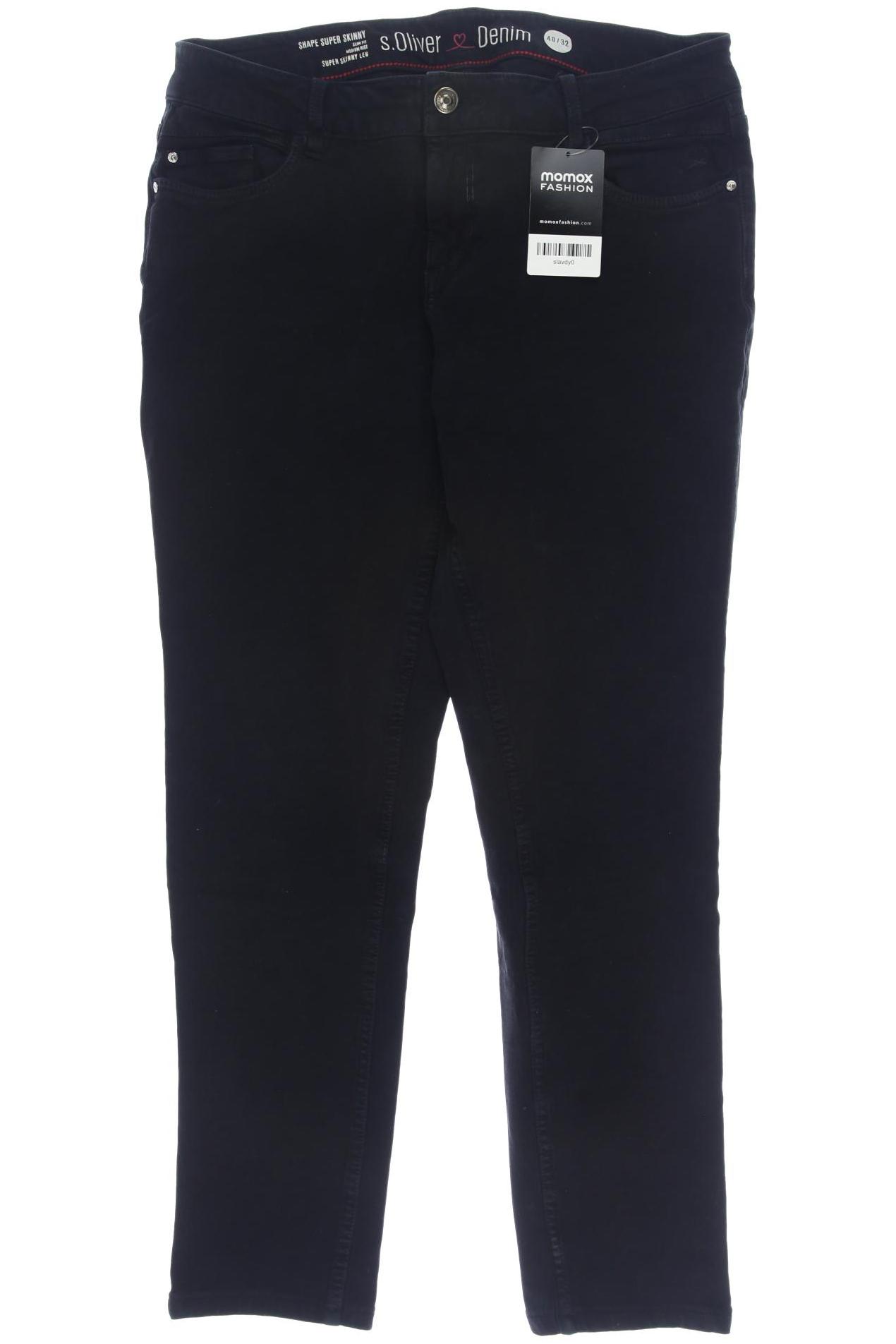 

s.Oliver Damen Jeans, schwarz, Gr. 40