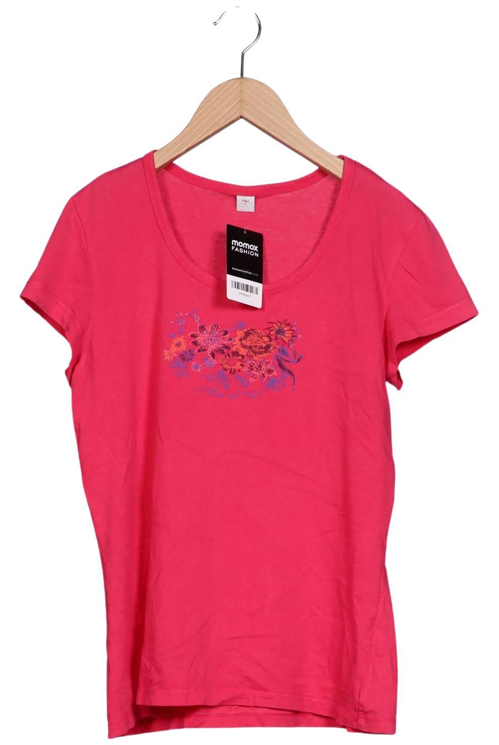 

s.Oliver Damen T-Shirt, pink, Gr. 40