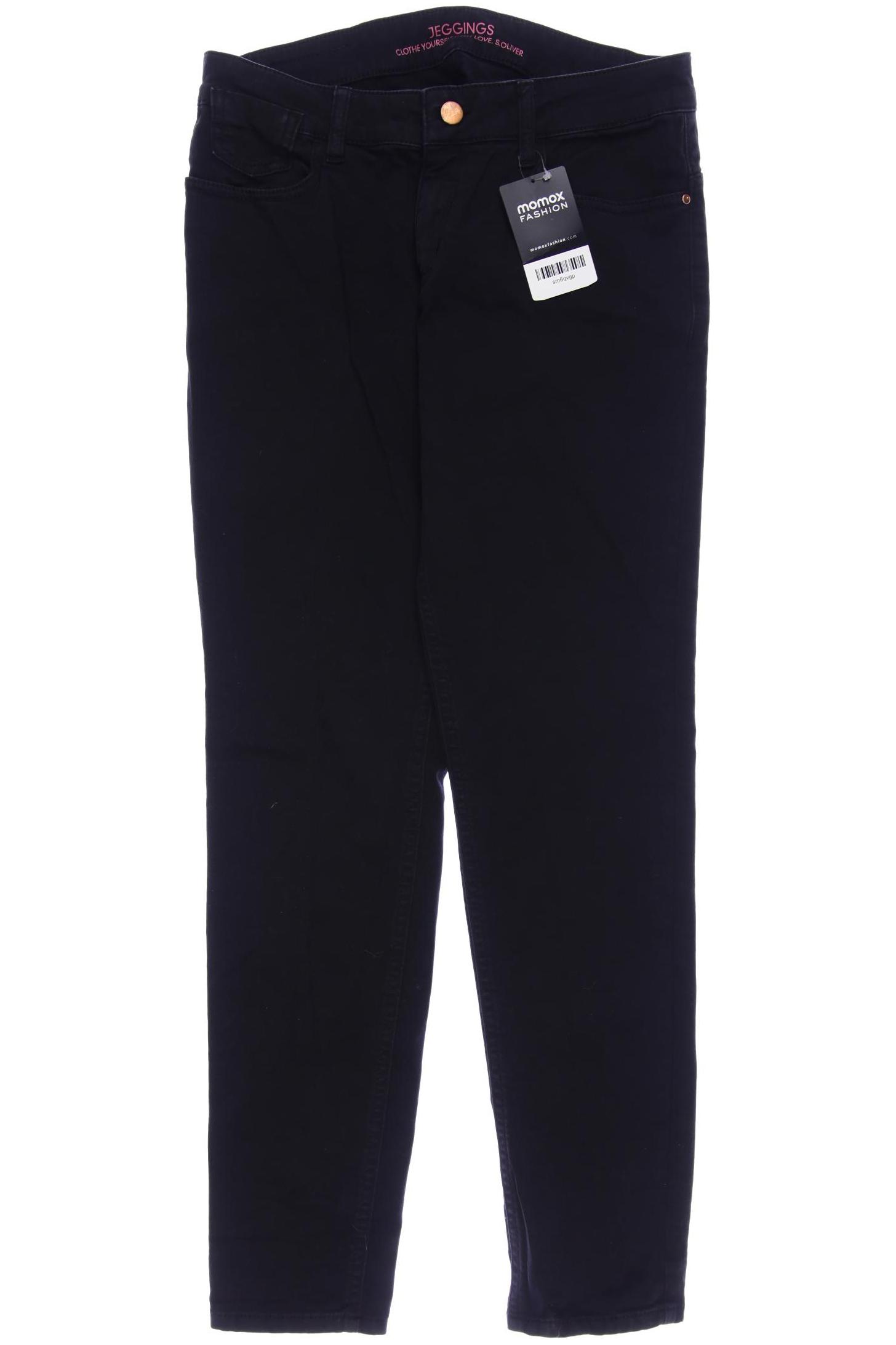 

s.Oliver Damen Jeans, schwarz