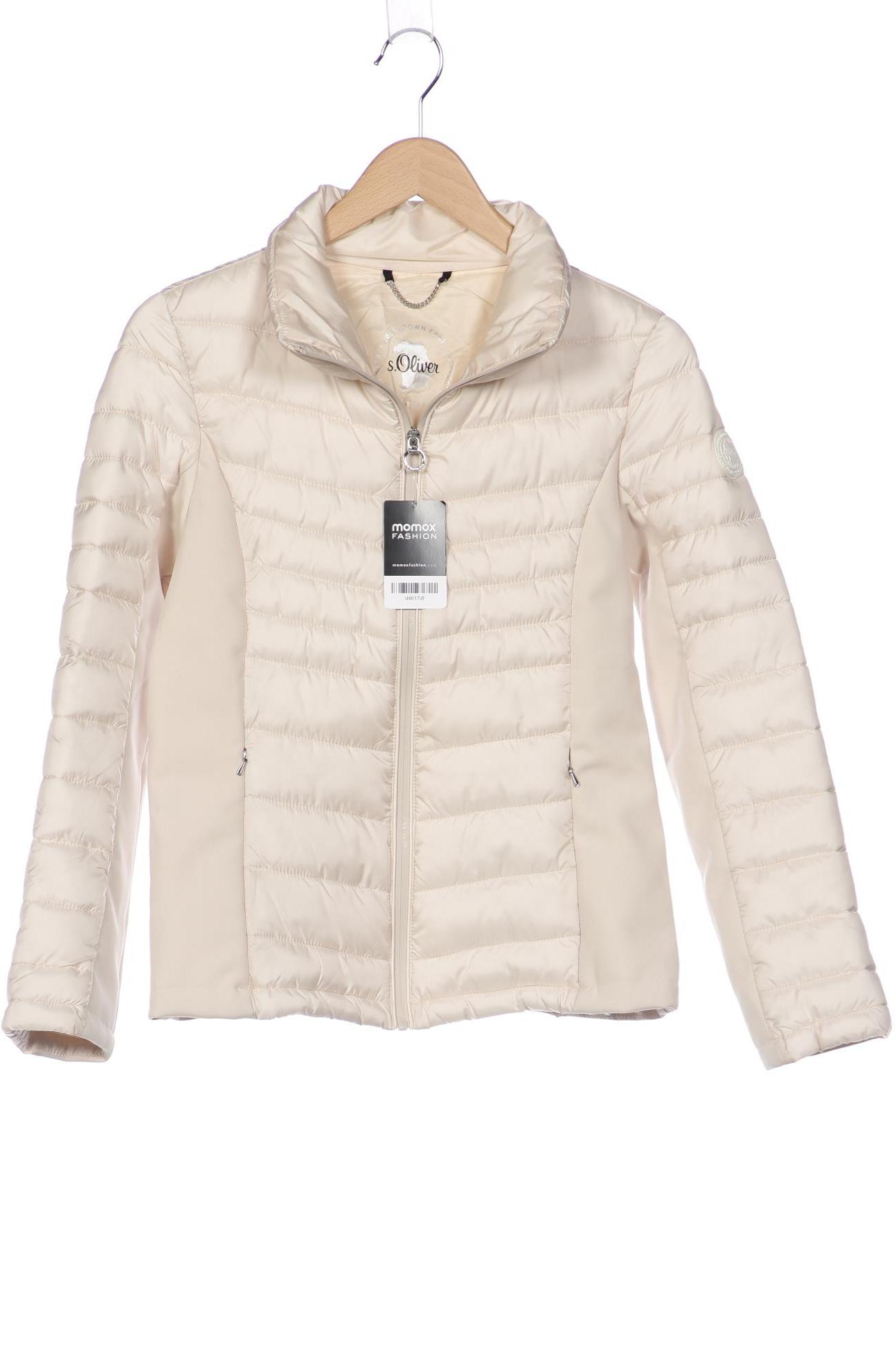 

s.Oliver Damen Jacke, cremeweiß