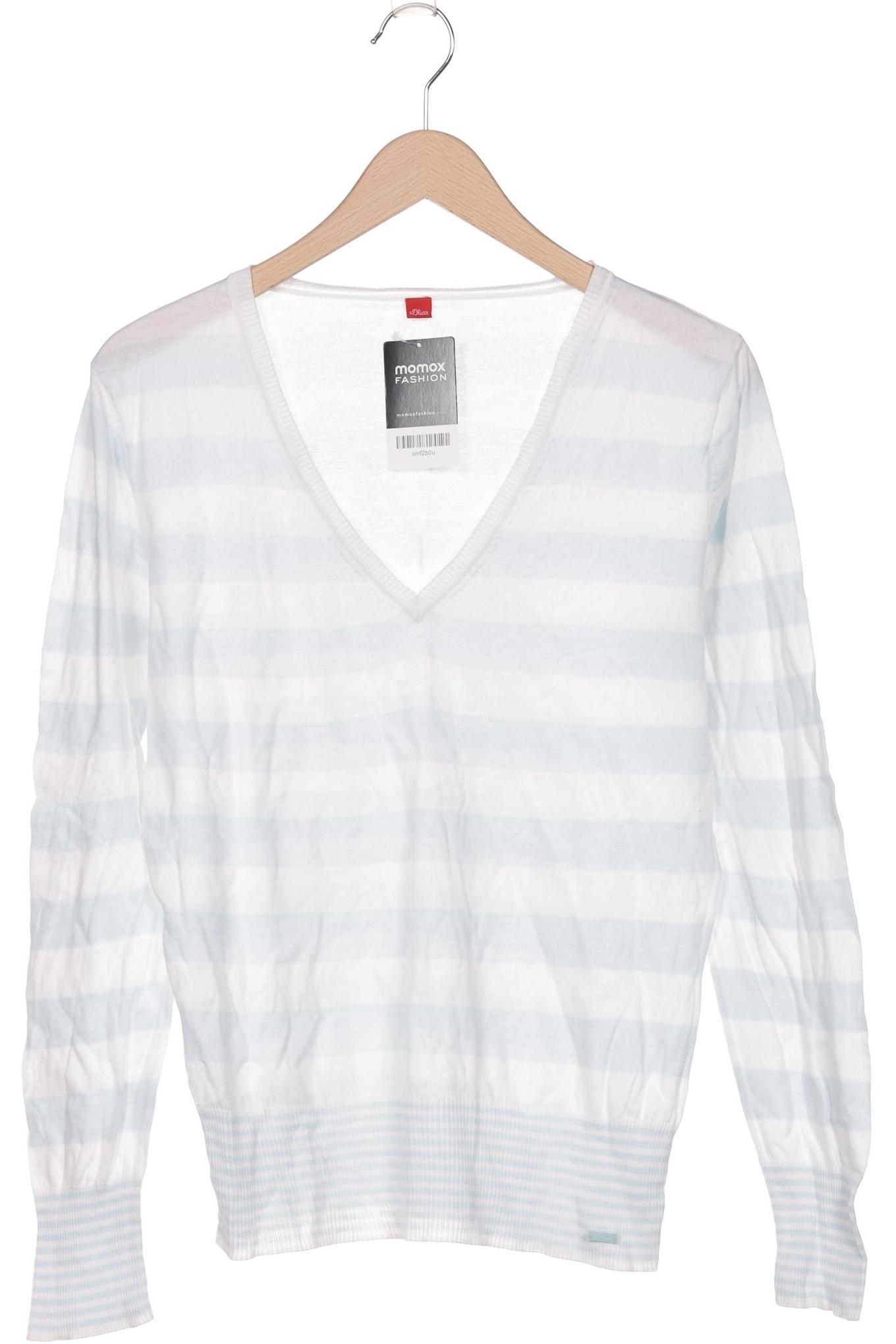 

s.Oliver Damen Pullover, weiß, Gr. 44