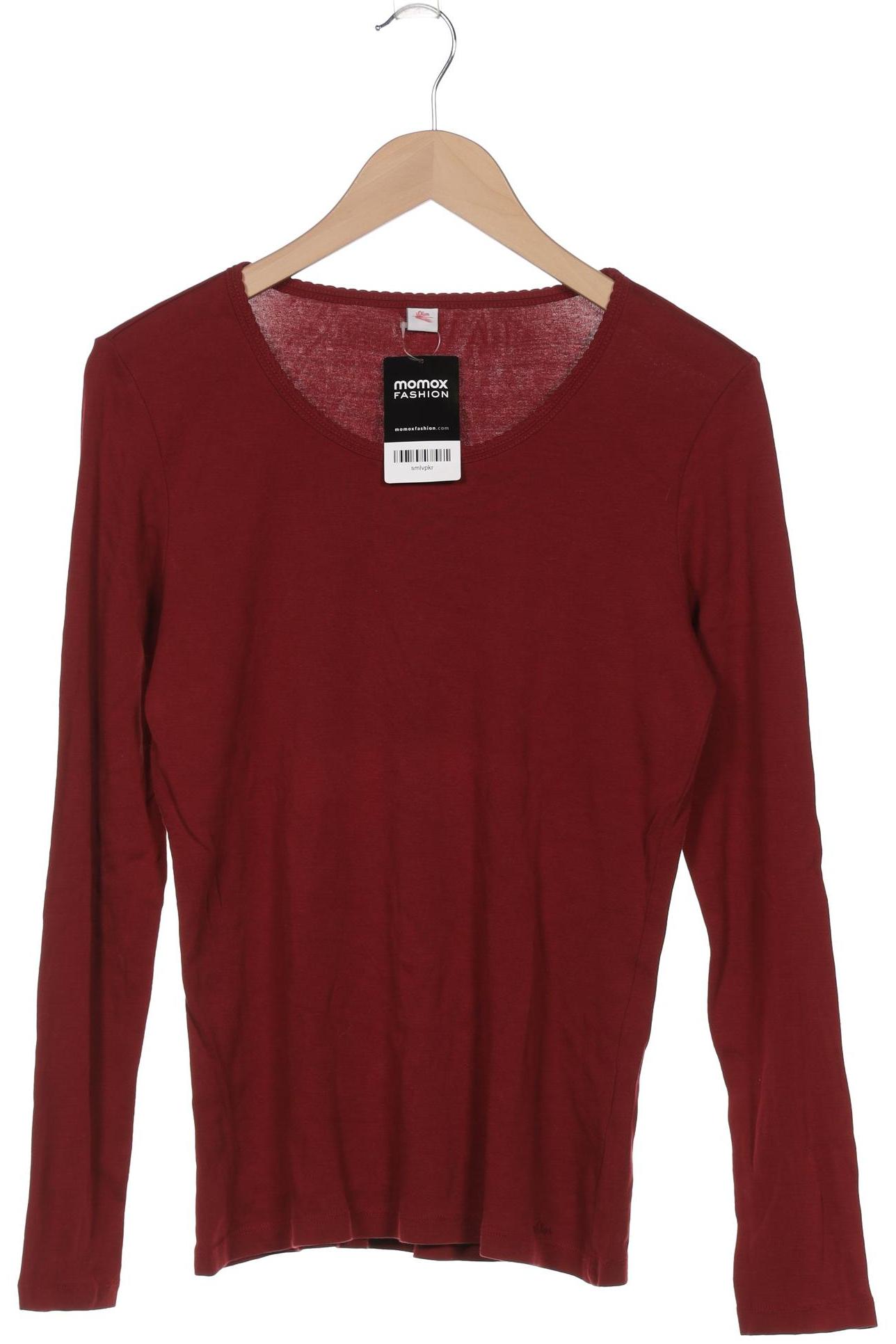 

s.Oliver Damen Langarmshirt, bordeaux, Gr. 40