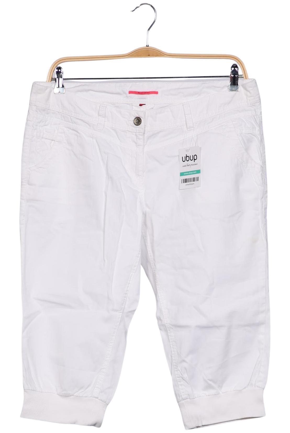 

s.Oliver Damen Stoffhose, weiß, Gr. 35