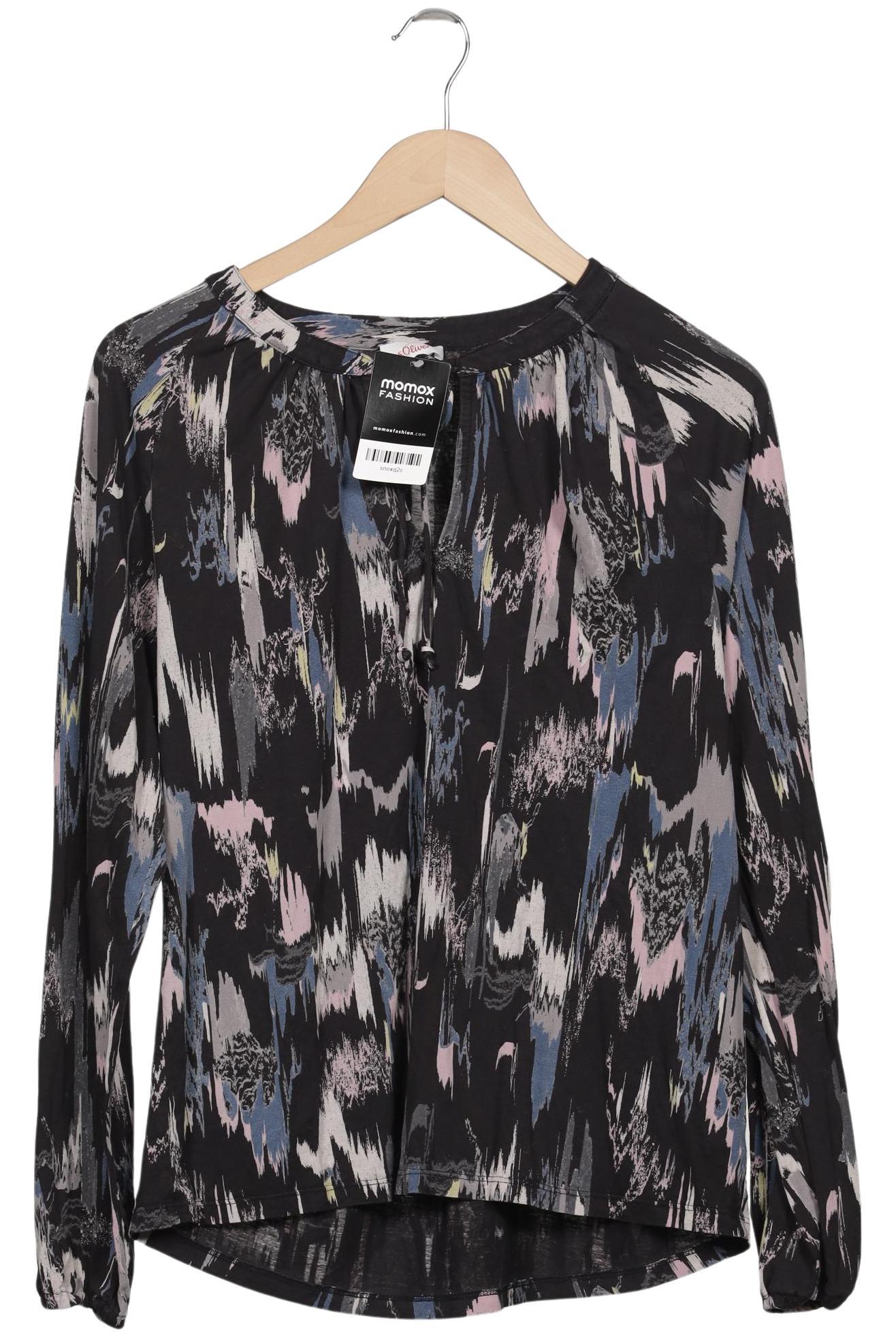 

s.Oliver Damen Langarmshirt, schwarz, Gr. 38