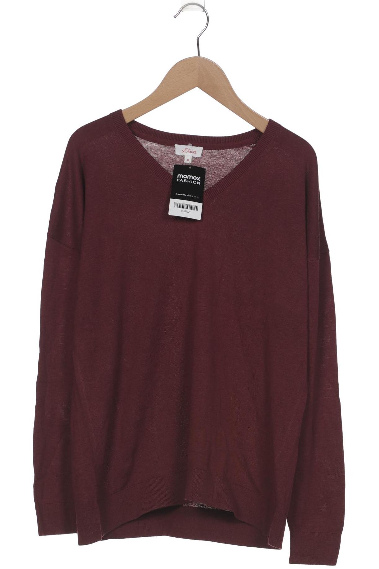 

s.Oliver Damen Pullover, bordeaux, Gr. 36
