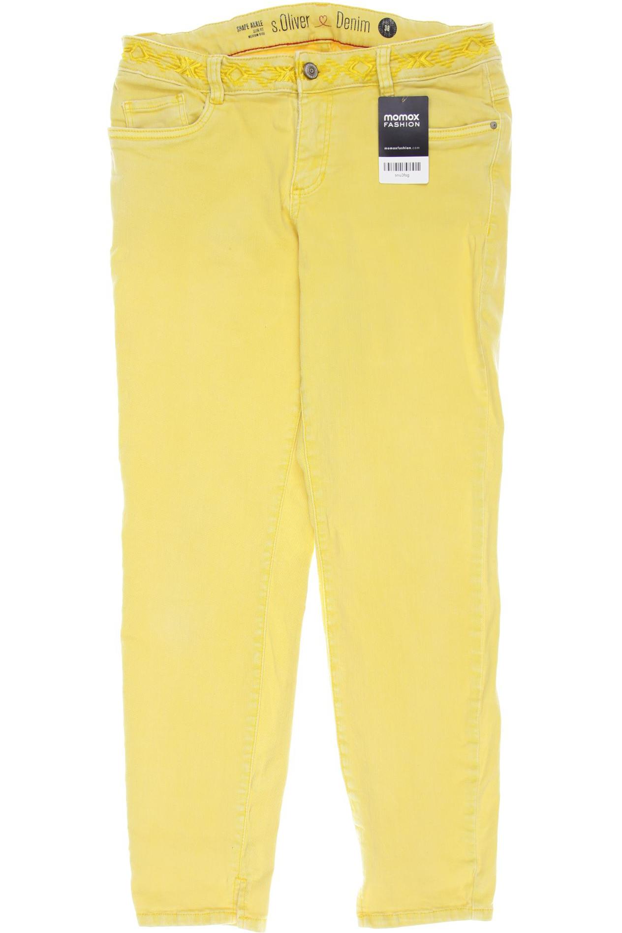 

s.Oliver Damen Jeans, gelb, Gr. 38