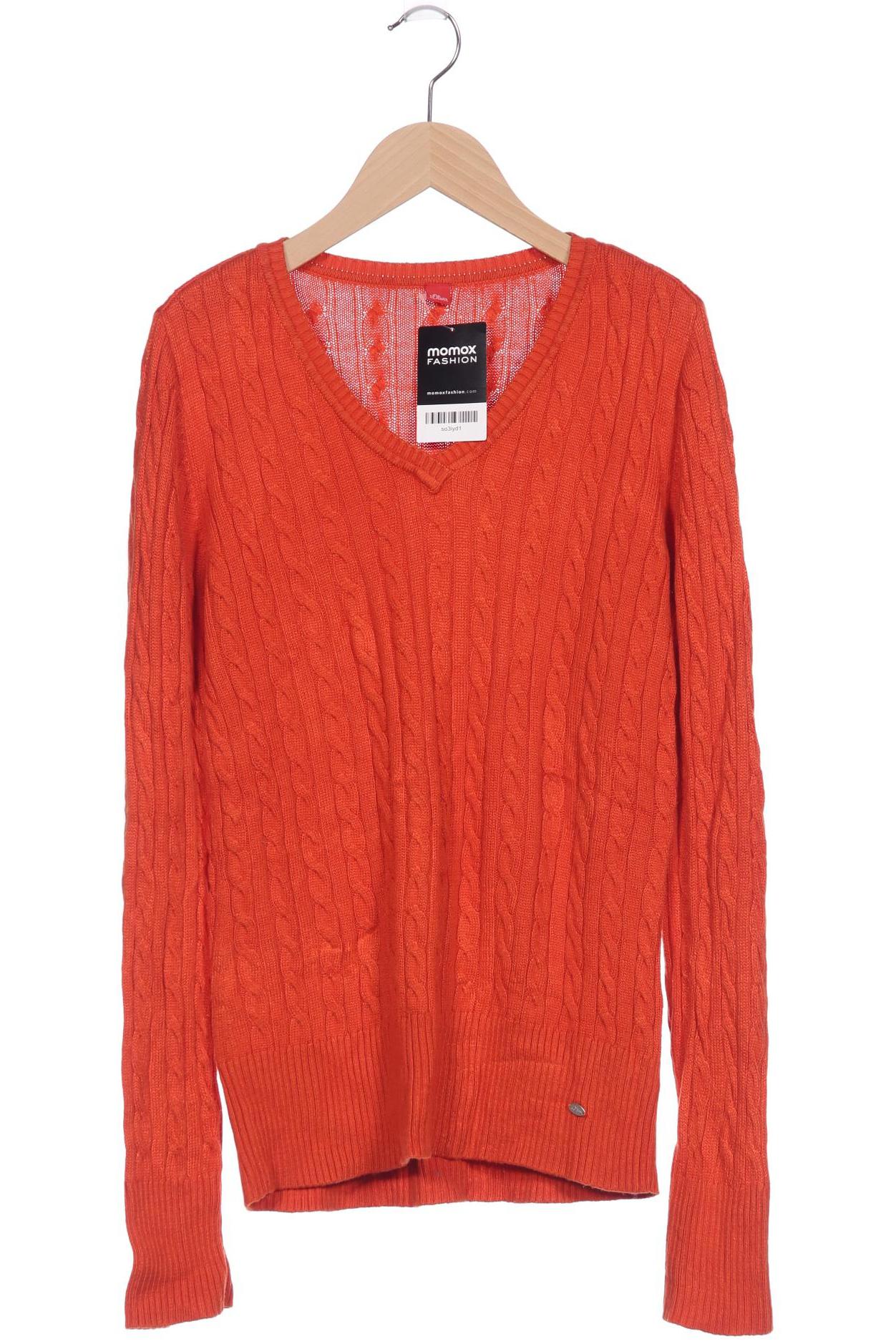 

s.Oliver Damen Pullover, orange, Gr. 40