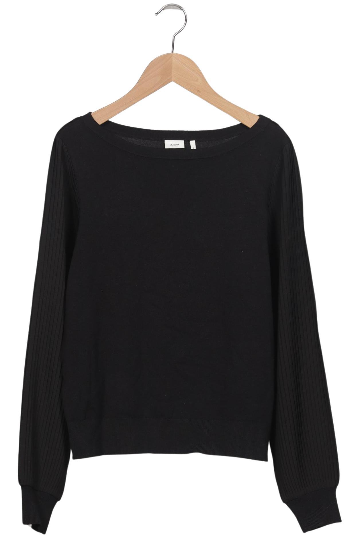 

s.Oliver Damen Pullover, schwarz, Gr. 34