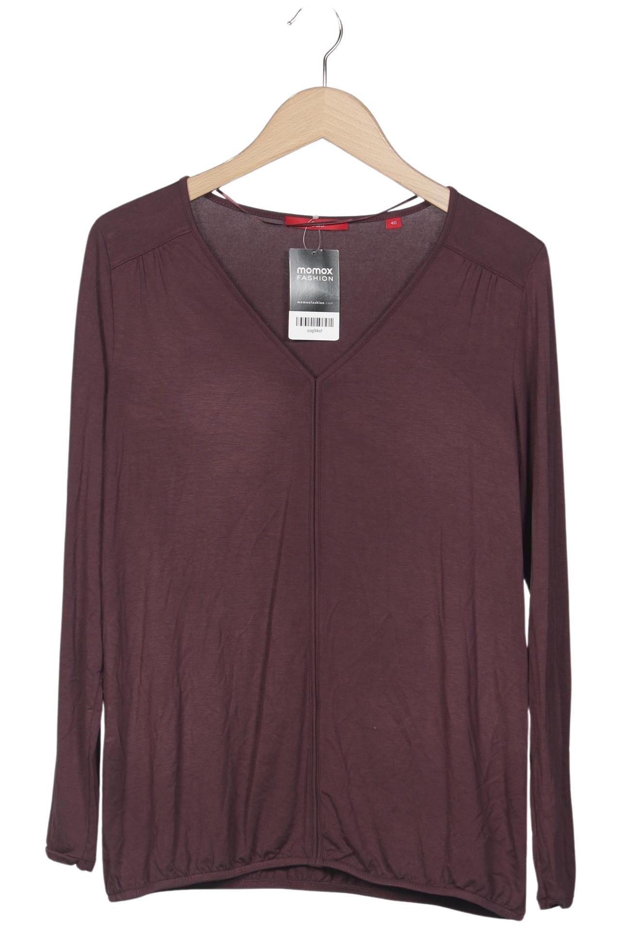 

s.Oliver Damen Langarmshirt, bordeaux, Gr. 40
