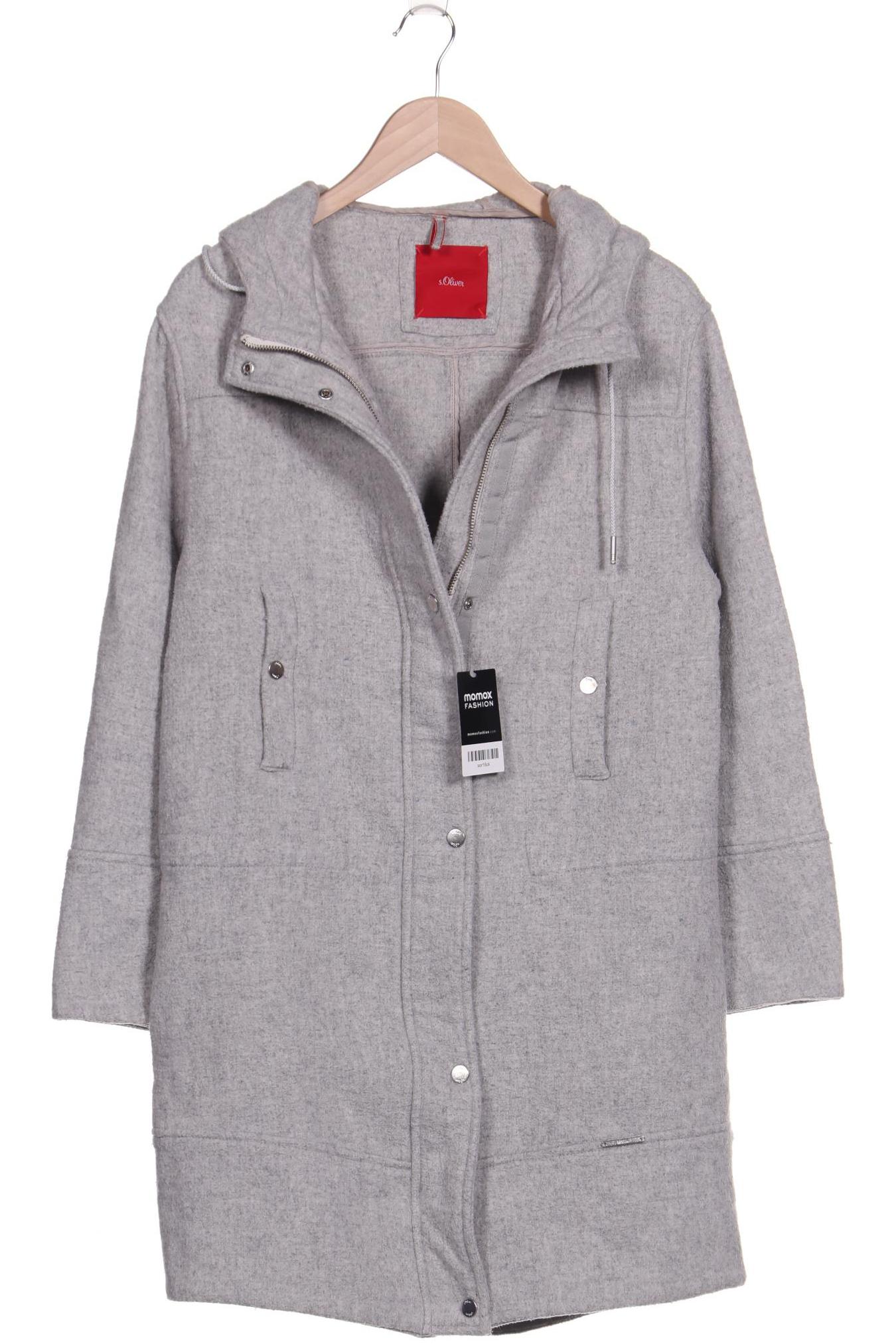 

s.Oliver Damen Mantel, grau, Gr. 36