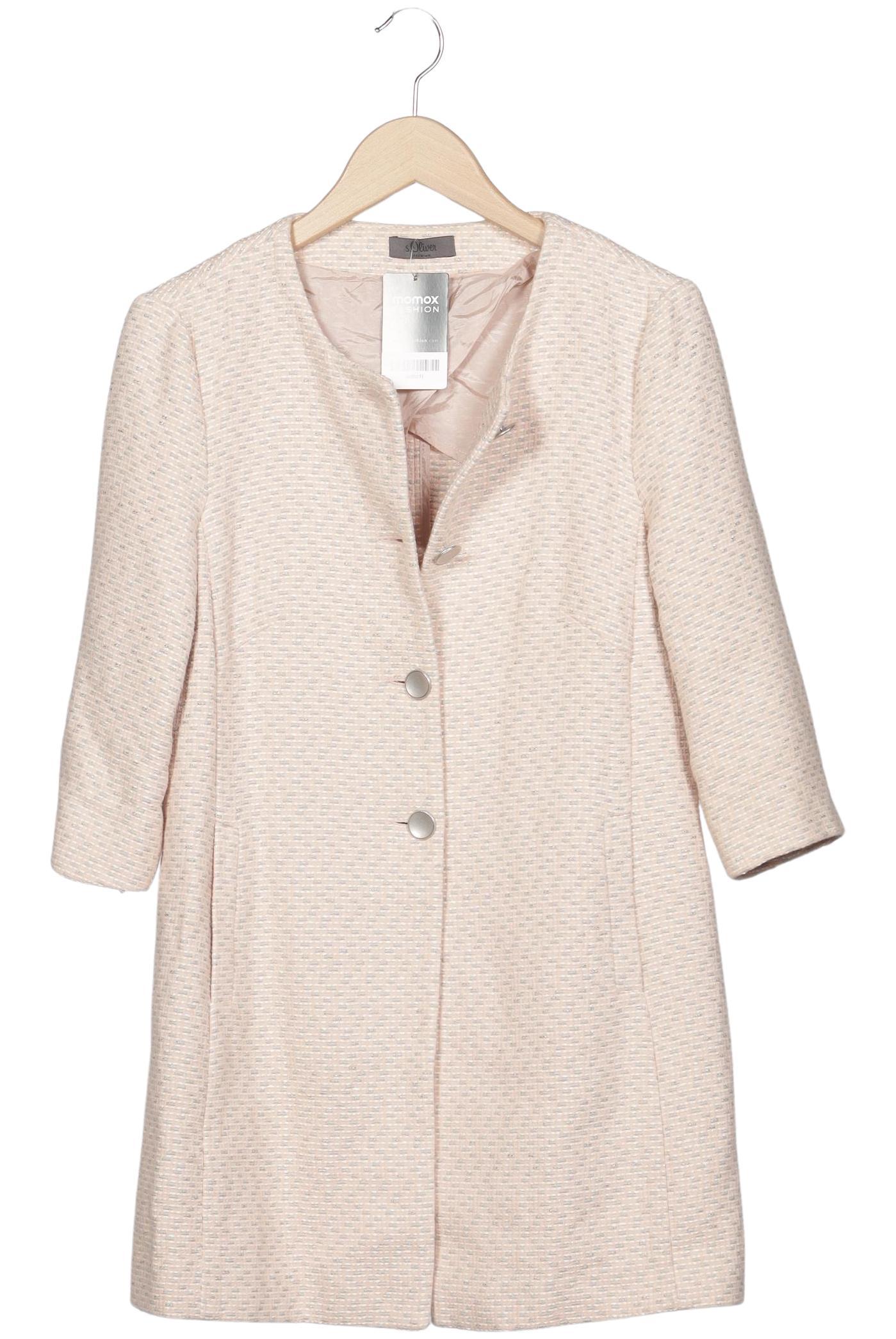 

s.Oliver Damen Mantel, beige, Gr. 38