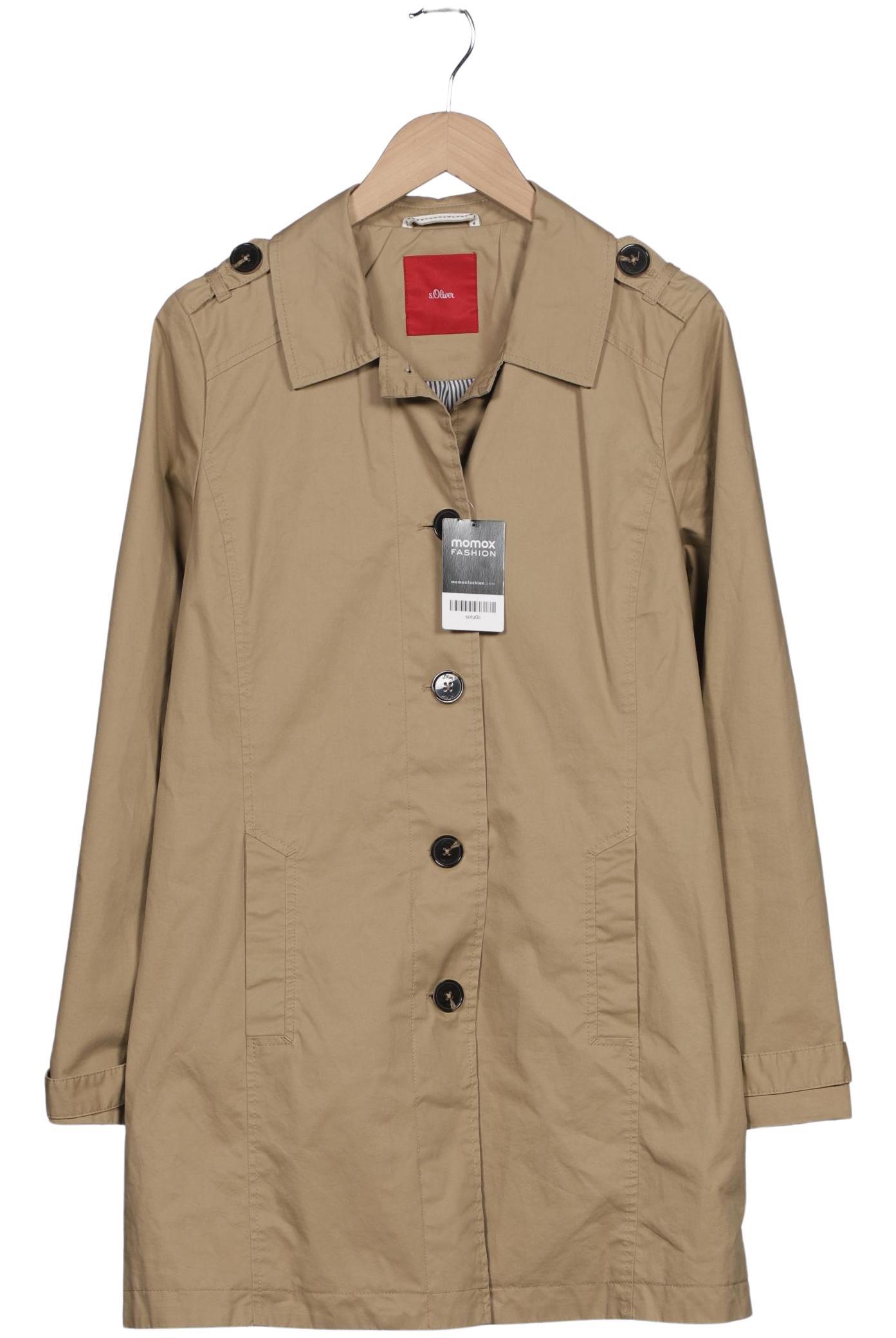 

s.Oliver Damen Mantel, beige, Gr. 40