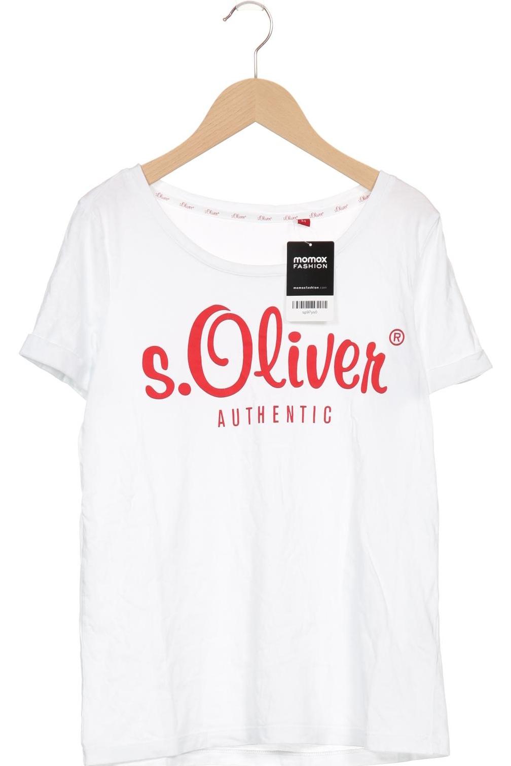 

s.Oliver Damen T-Shirt, weiß, Gr. 34