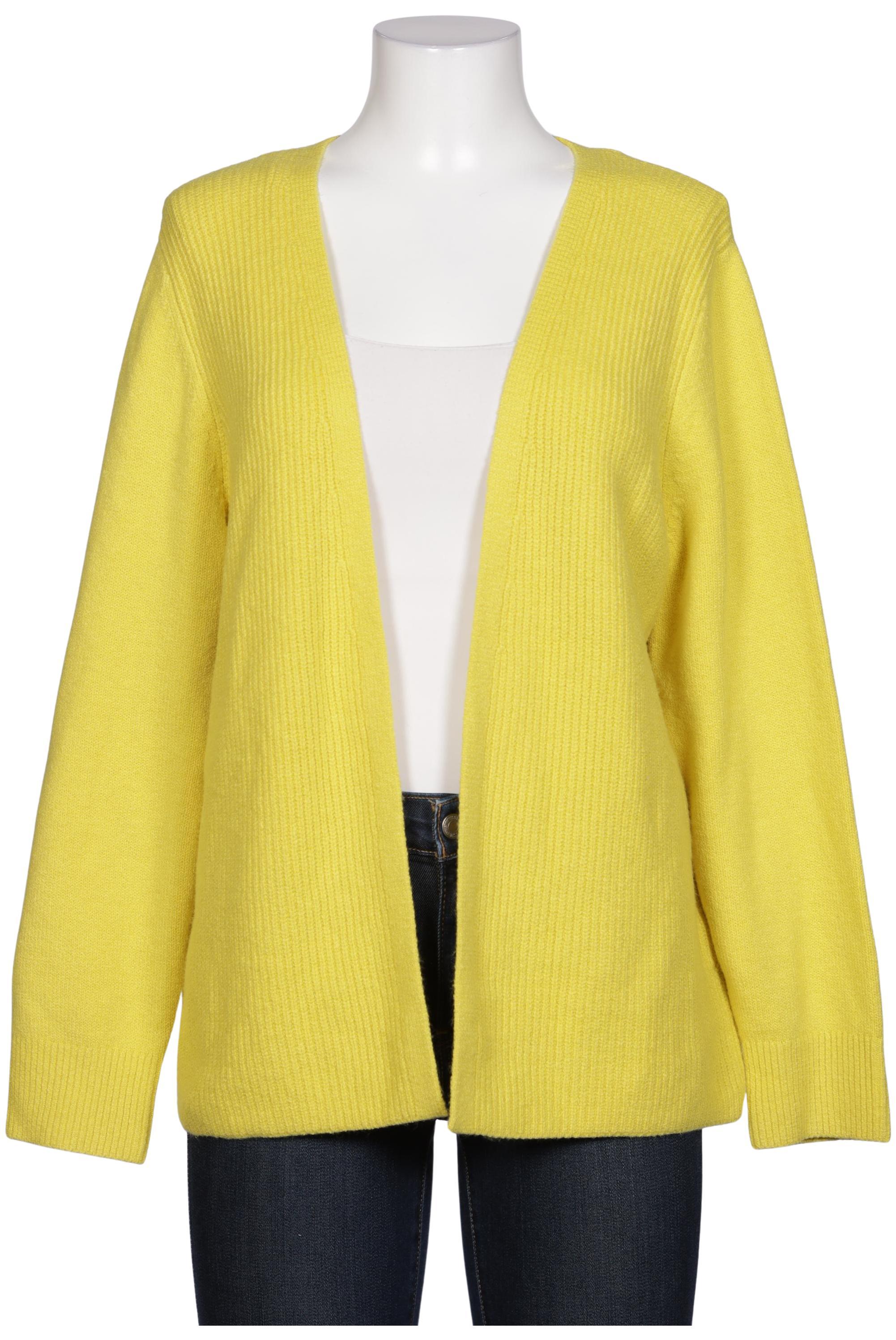 

s.Oliver Damen Strickjacke, gelb, Gr. 42