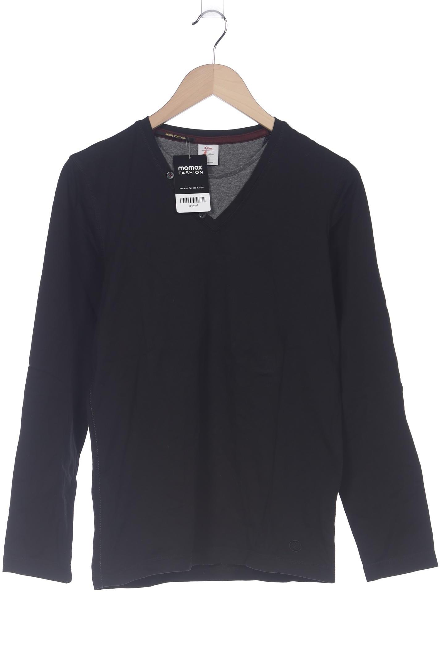 

s.Oliver Damen Langarmshirt, schwarz, Gr. 38
