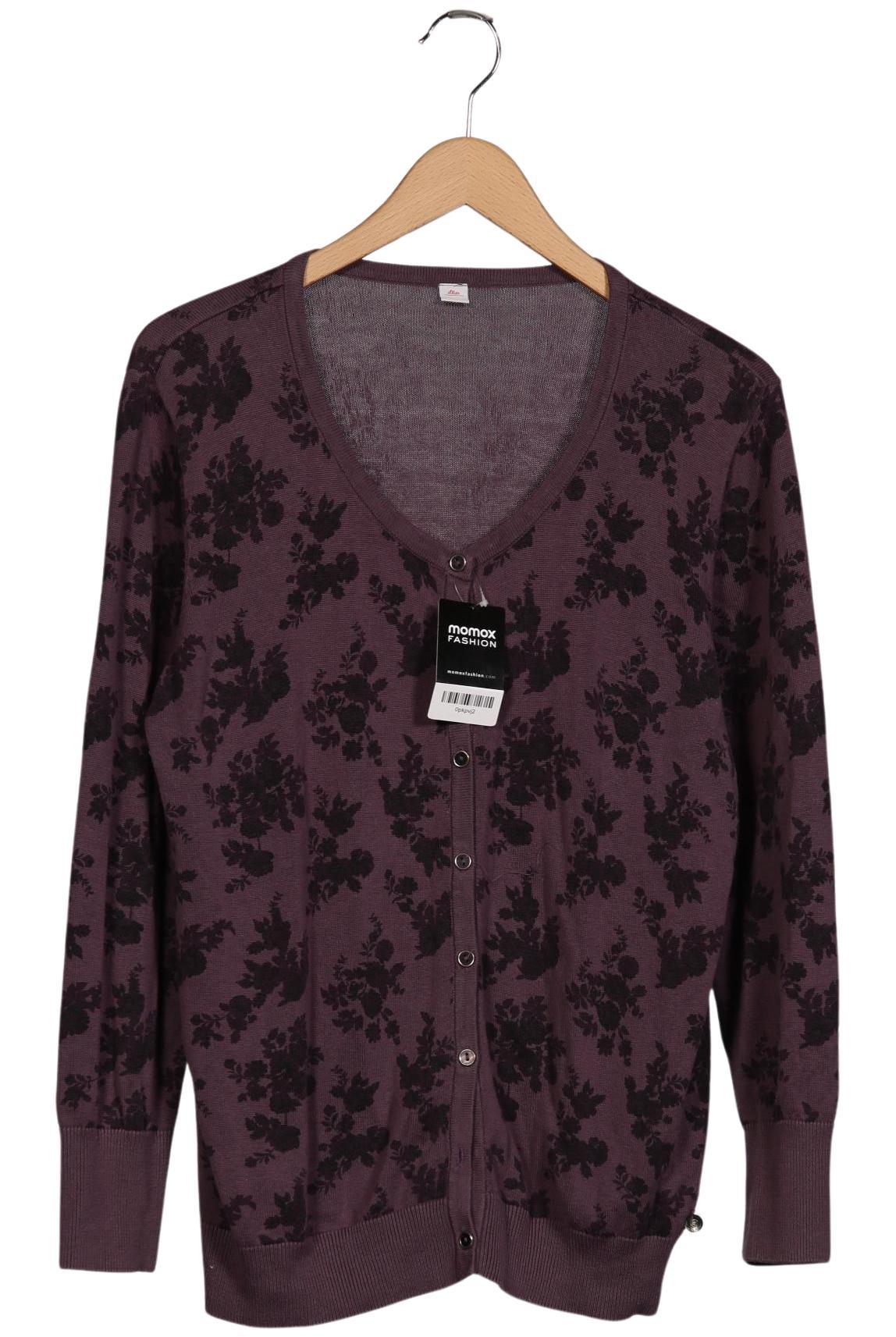 

s.Oliver Damen Strickjacke, bordeaux, Gr. 44