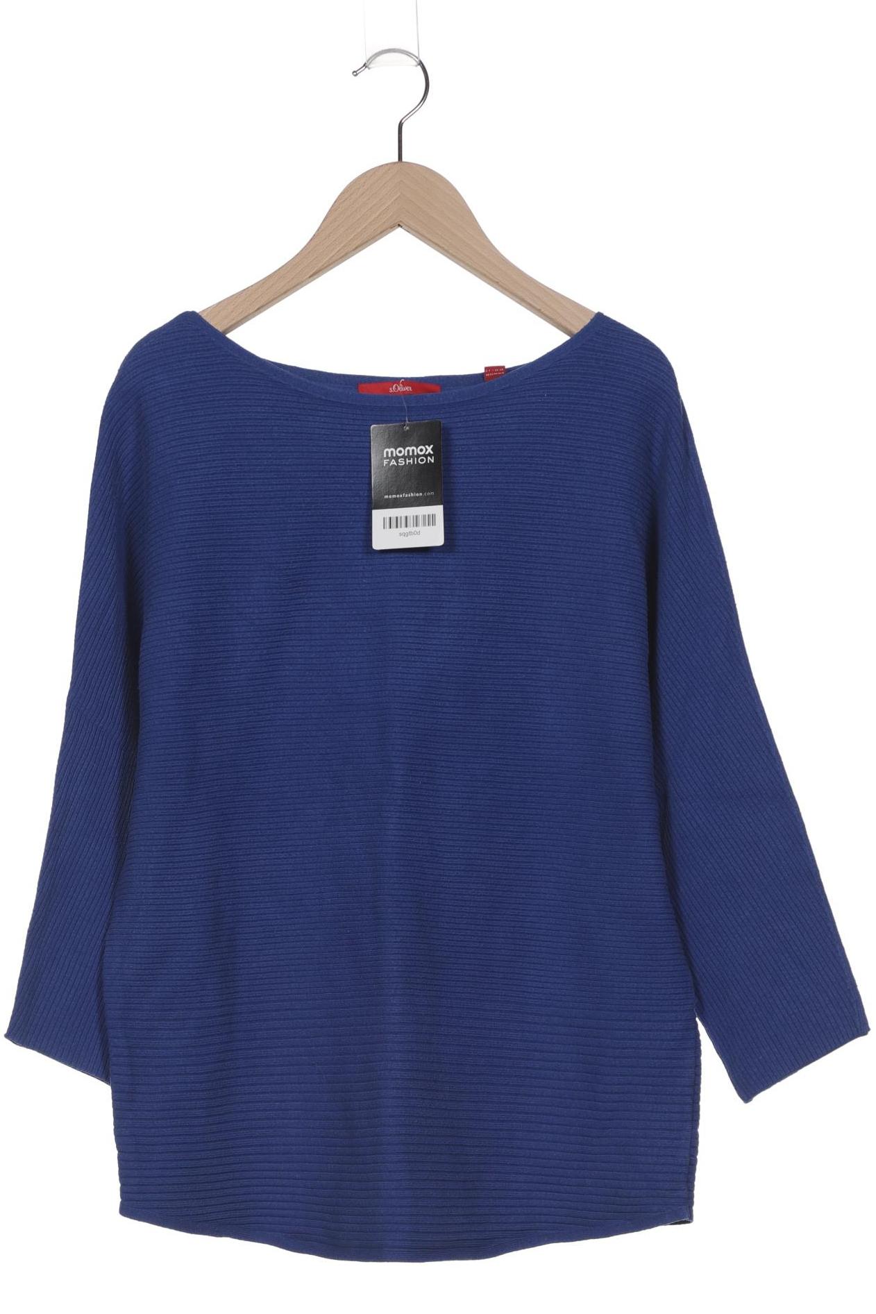 

s.Oliver Damen Pullover, blau, Gr. 40