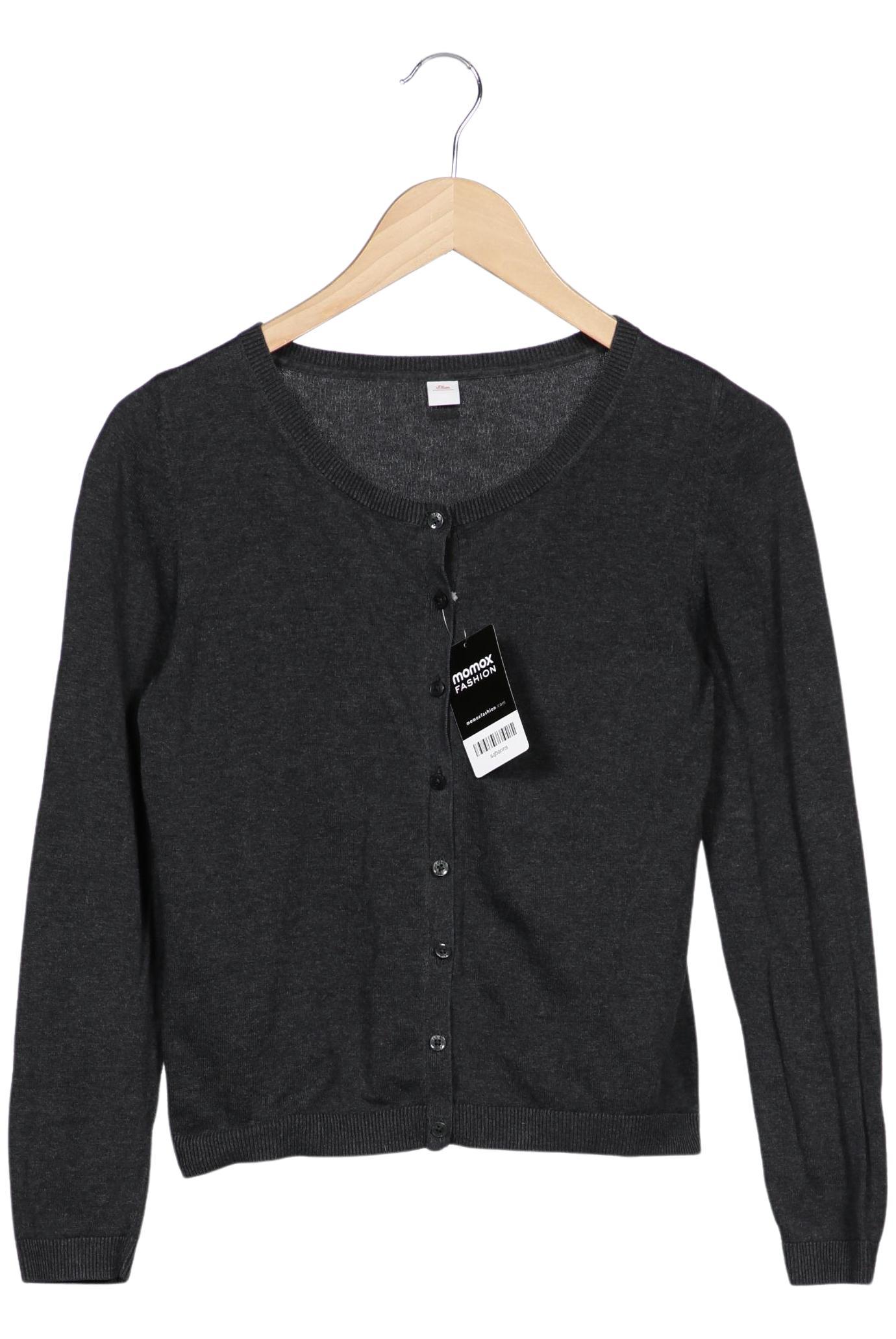 

s.Oliver Damen Strickjacke, grau, Gr. 36