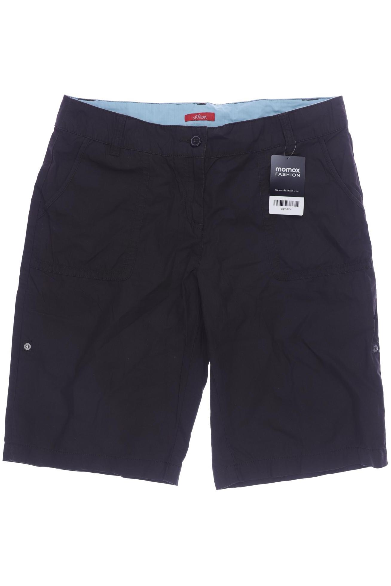

s.Oliver Damen Shorts, schwarz, Gr. 38