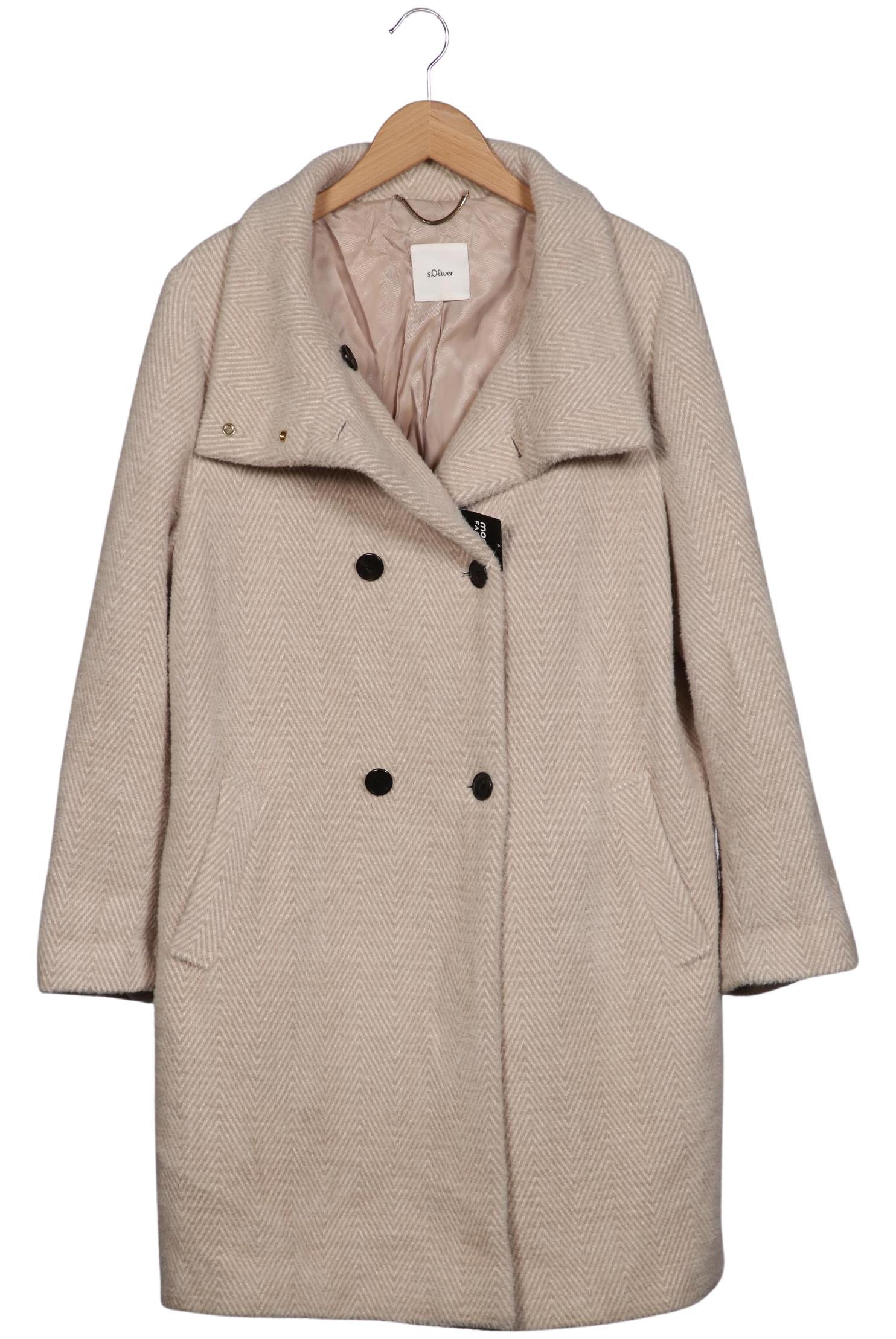 

s.Oliver Damen Mantel, beige, Gr. 44