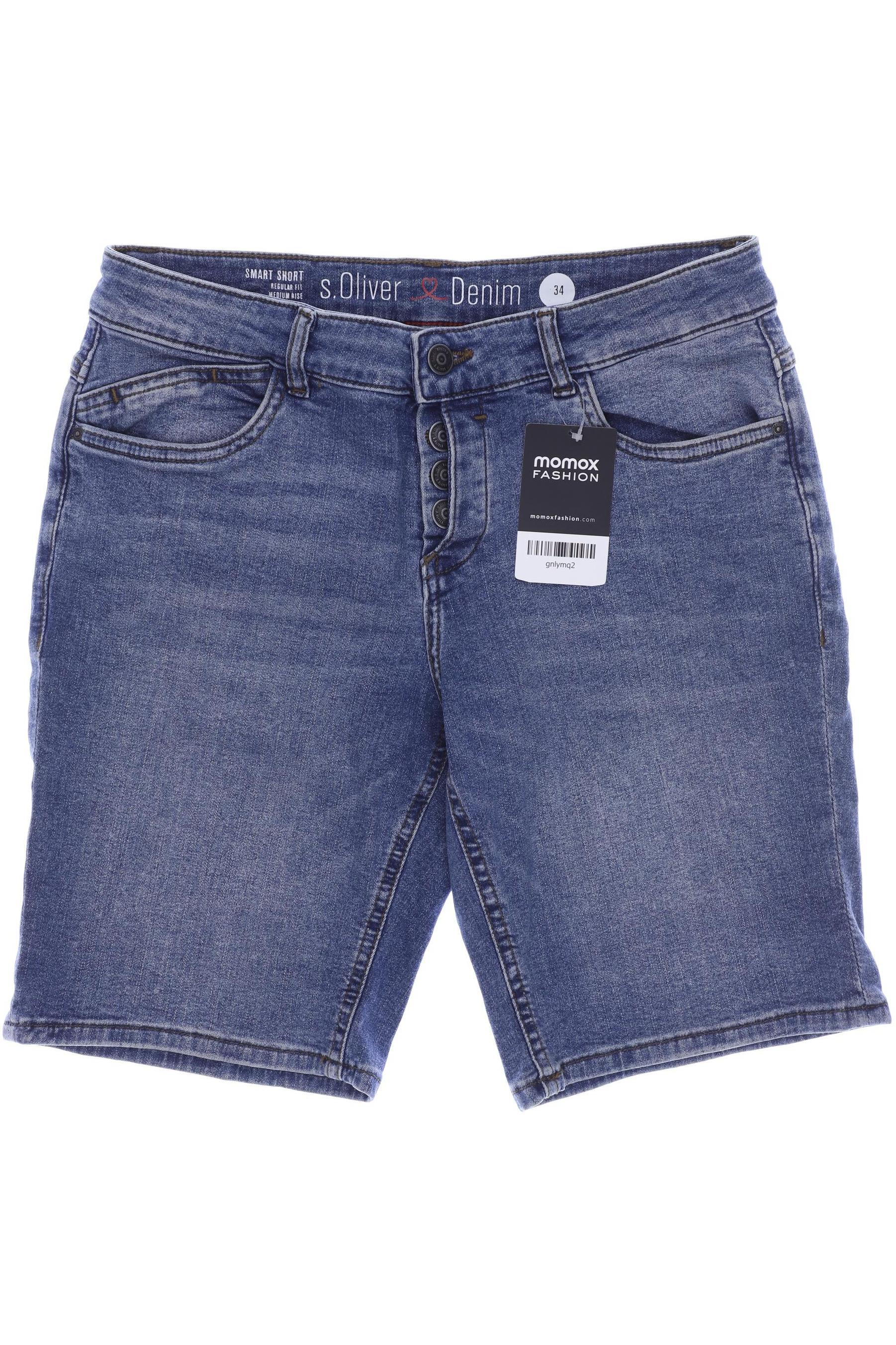 

s.Oliver Damen Shorts, blau, Gr. 34