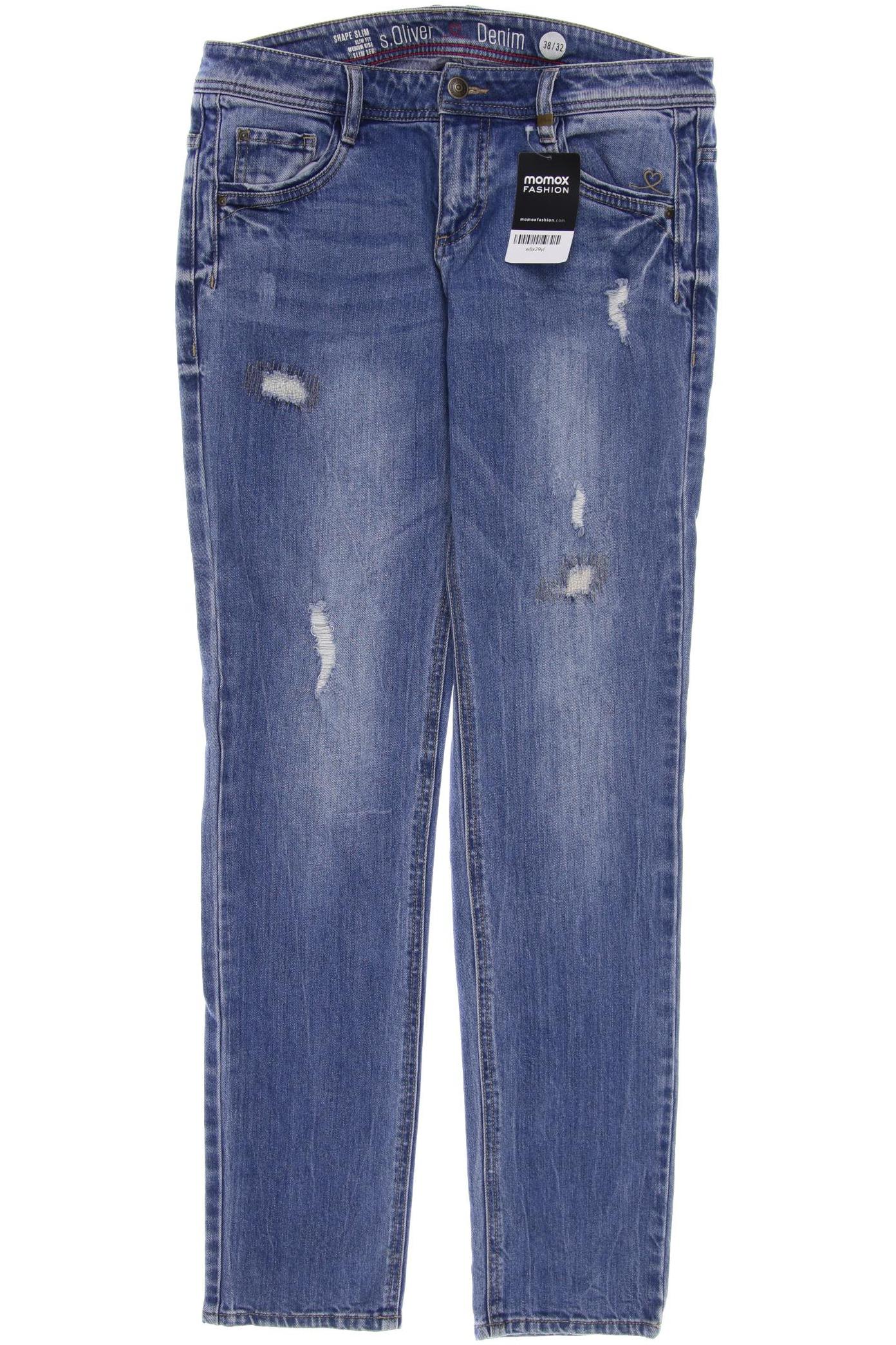 

s.Oliver Damen Jeans, blau