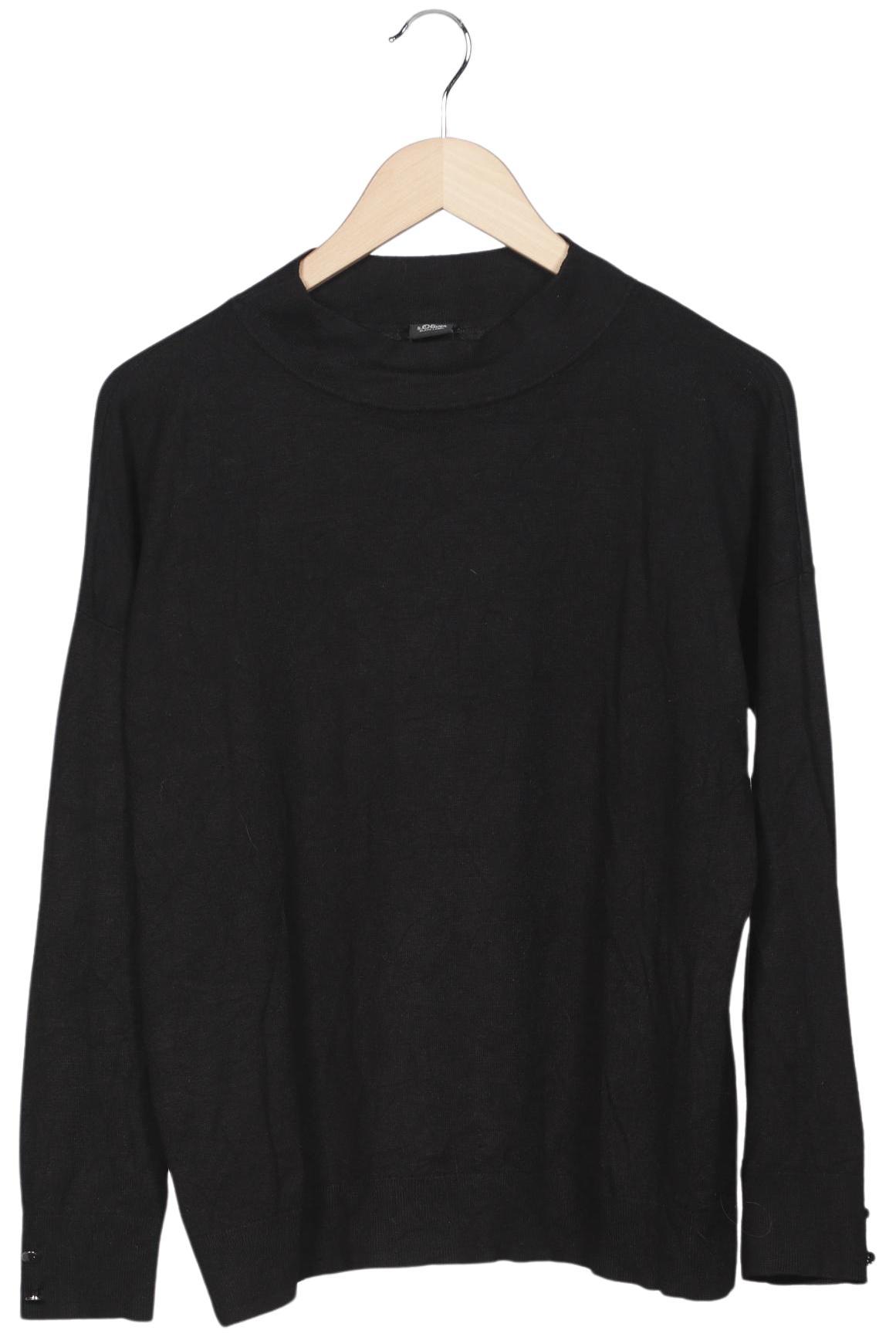 

s.Oliver Damen Pullover, schwarz, Gr. 42