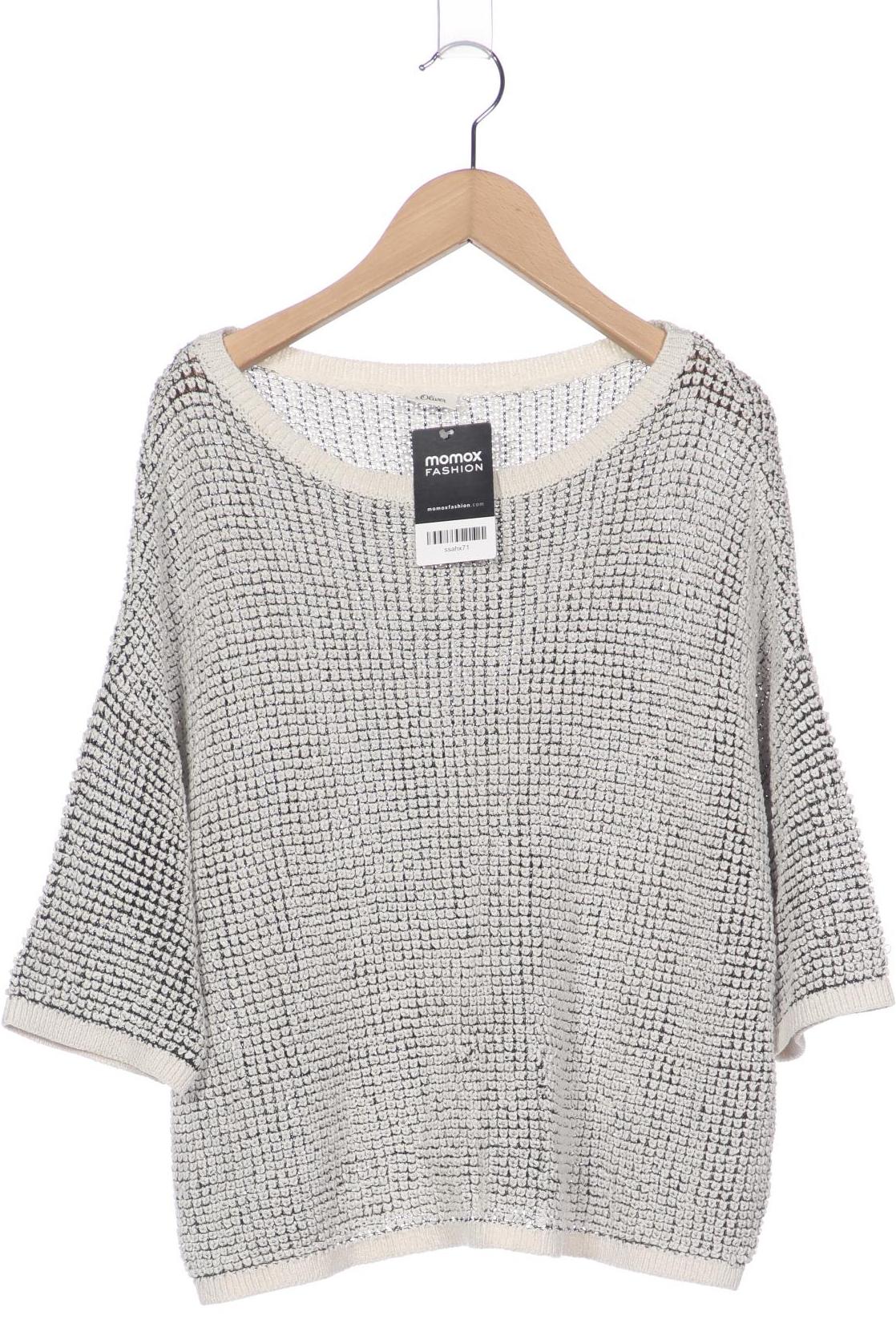 

s.Oliver Damen Pullover, weiß, Gr. 36