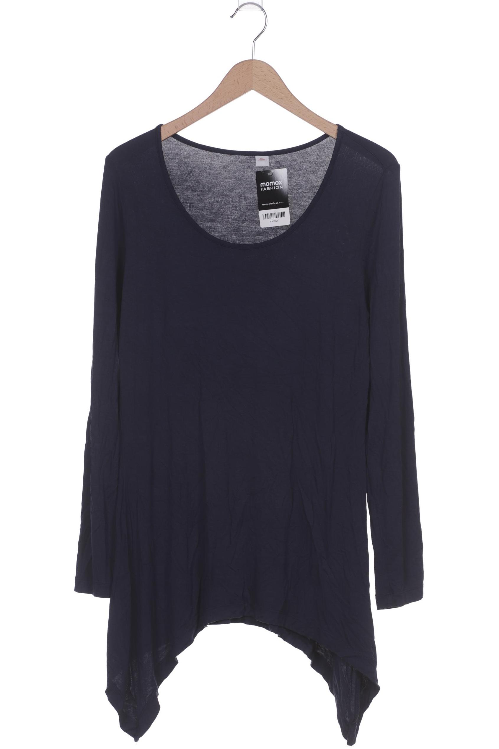 

s.Oliver Damen Langarmshirt, marineblau, Gr. 42