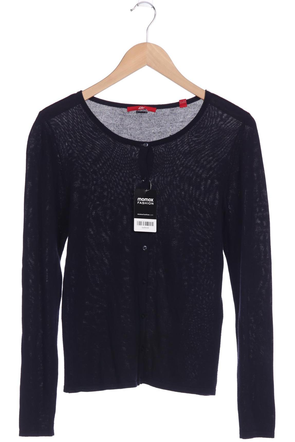 

s.Oliver Damen Strickjacke, marineblau