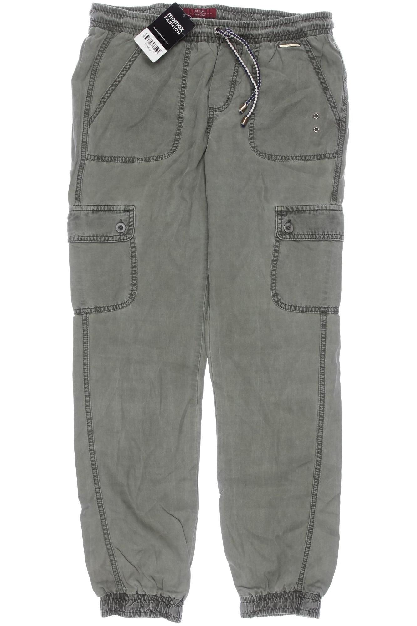 

s.Oliver Damen Stoffhose, grün, Gr. 31