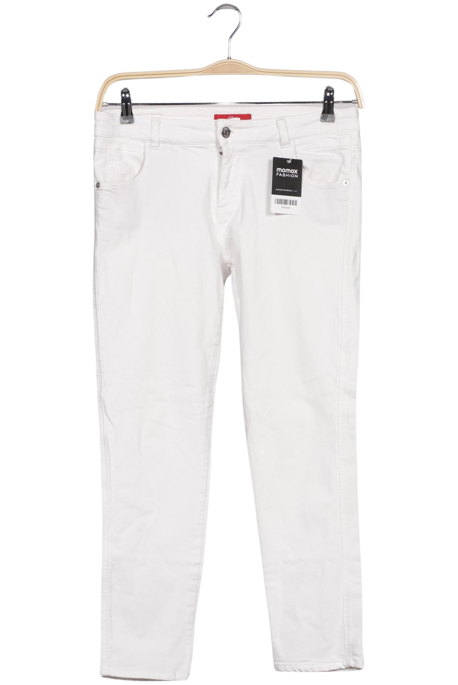 

s.Oliver Damen Jeans, weiß, Gr. 38