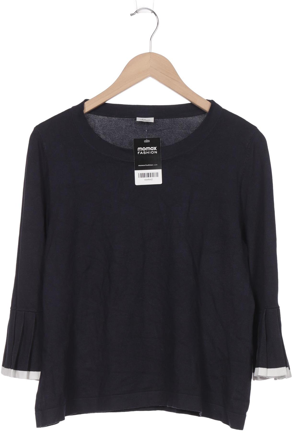 

s.Oliver Damen Pullover, marineblau