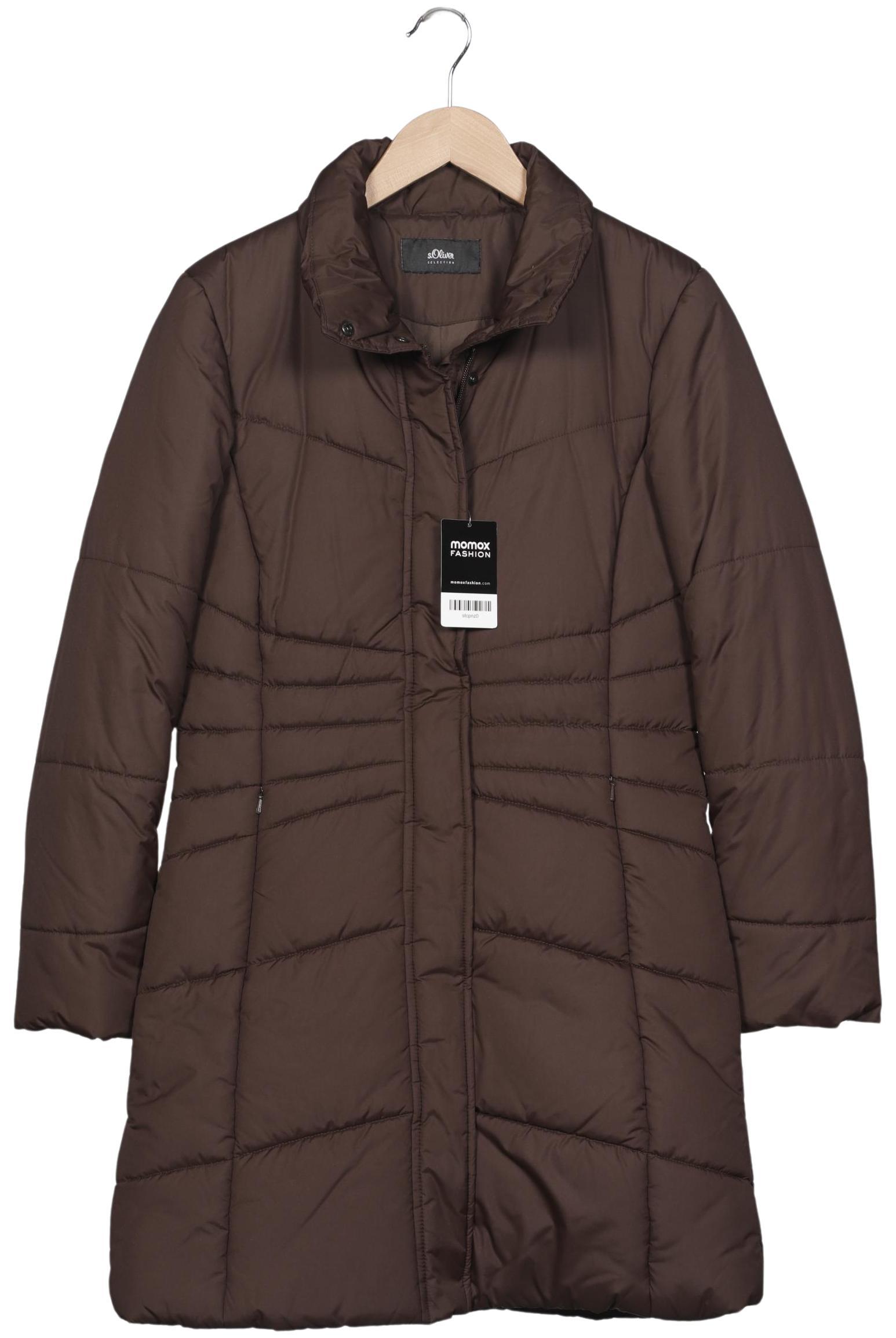 

s.Oliver Damen Mantel, braun, Gr. 34