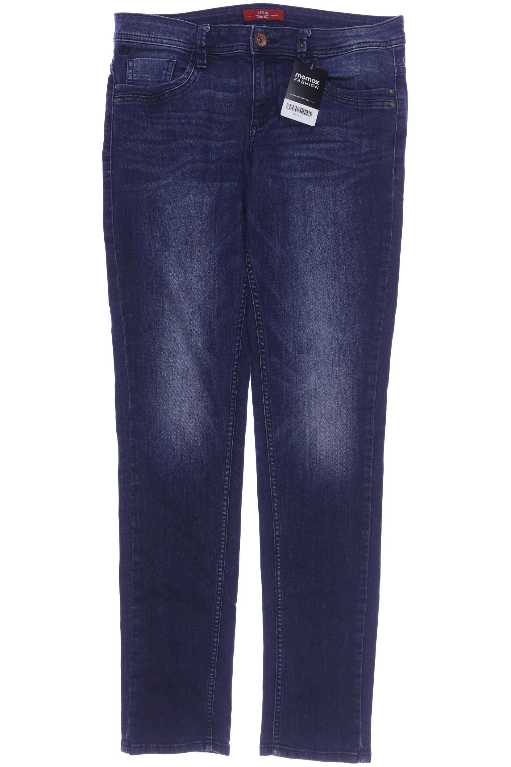 

s.Oliver Damen Jeans, marineblau