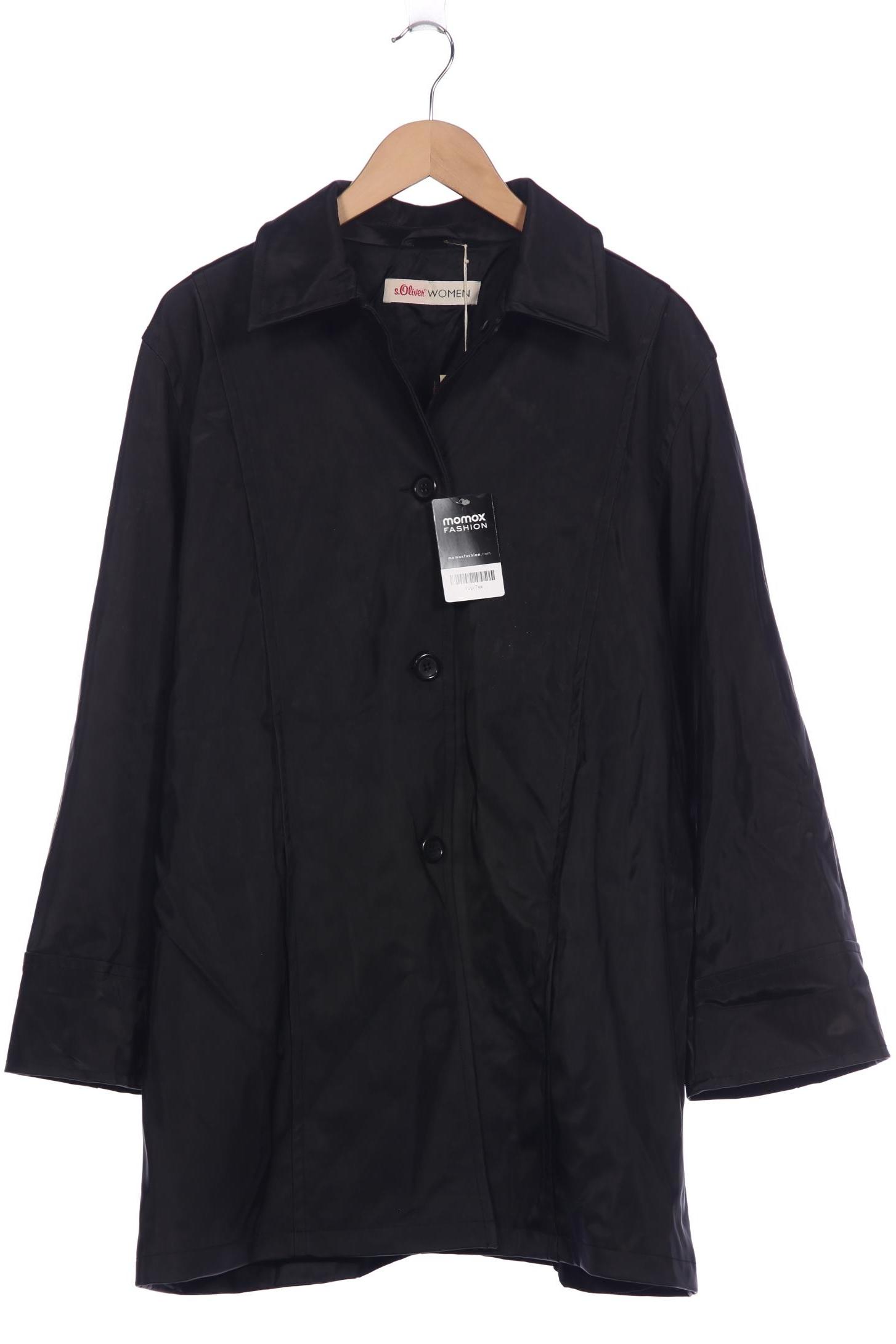 

s.Oliver Damen Mantel, schwarz, Gr. 42