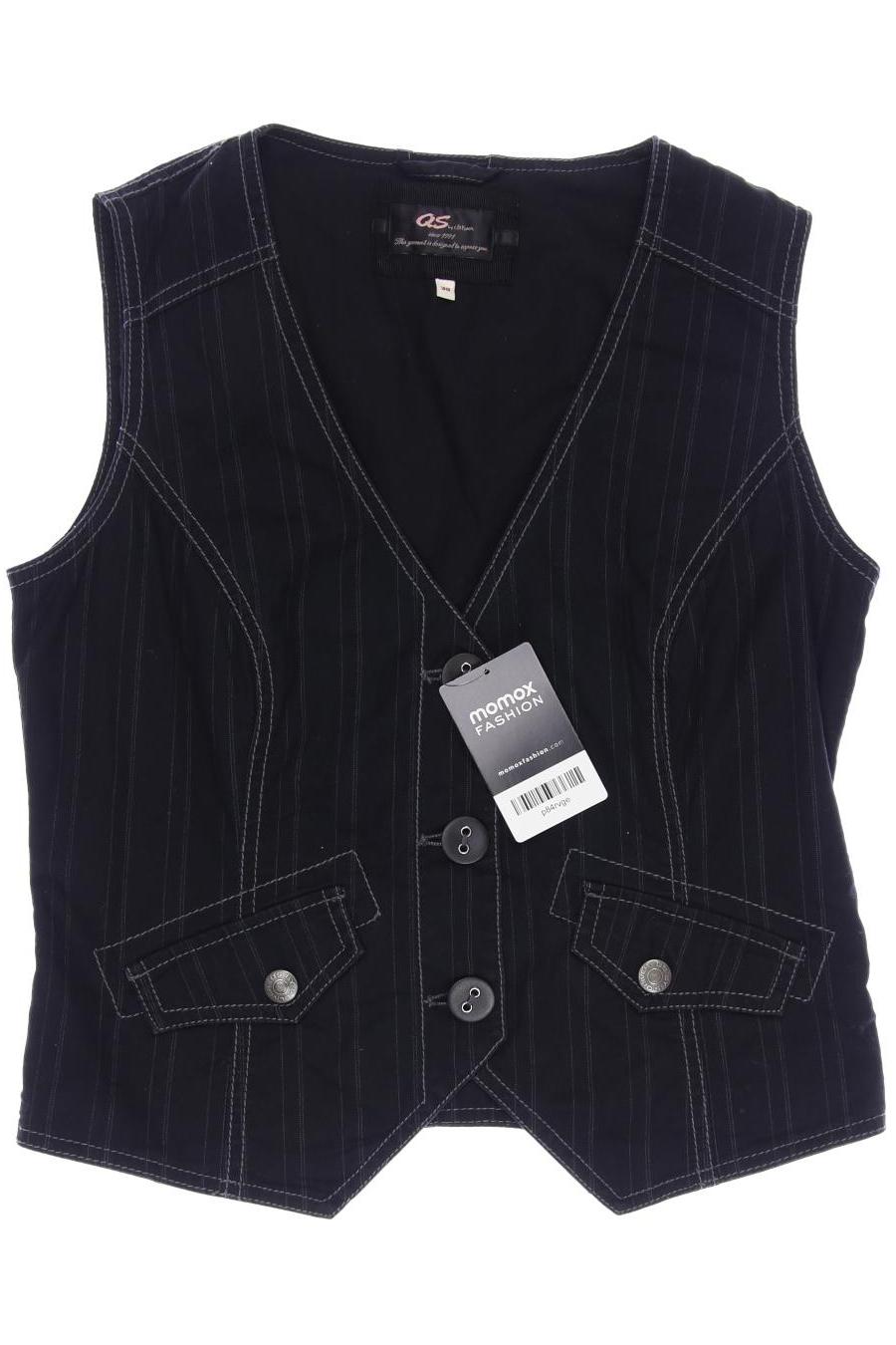 

s.Oliver Damen Weste, schwarz